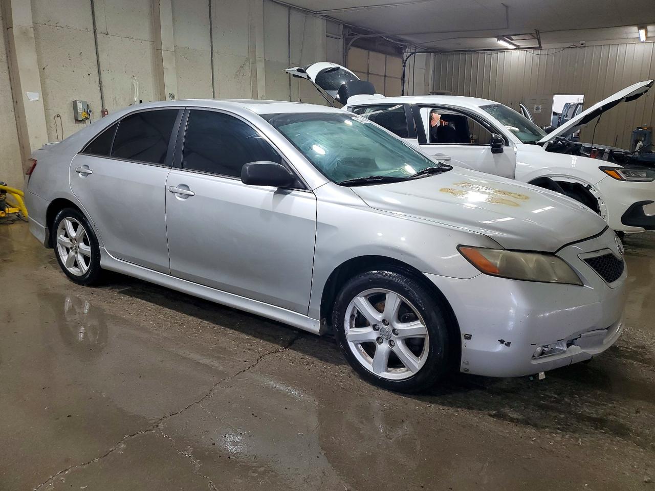2007 Toyota Camry Se Silver vin: 4T1BE46K67U194607
