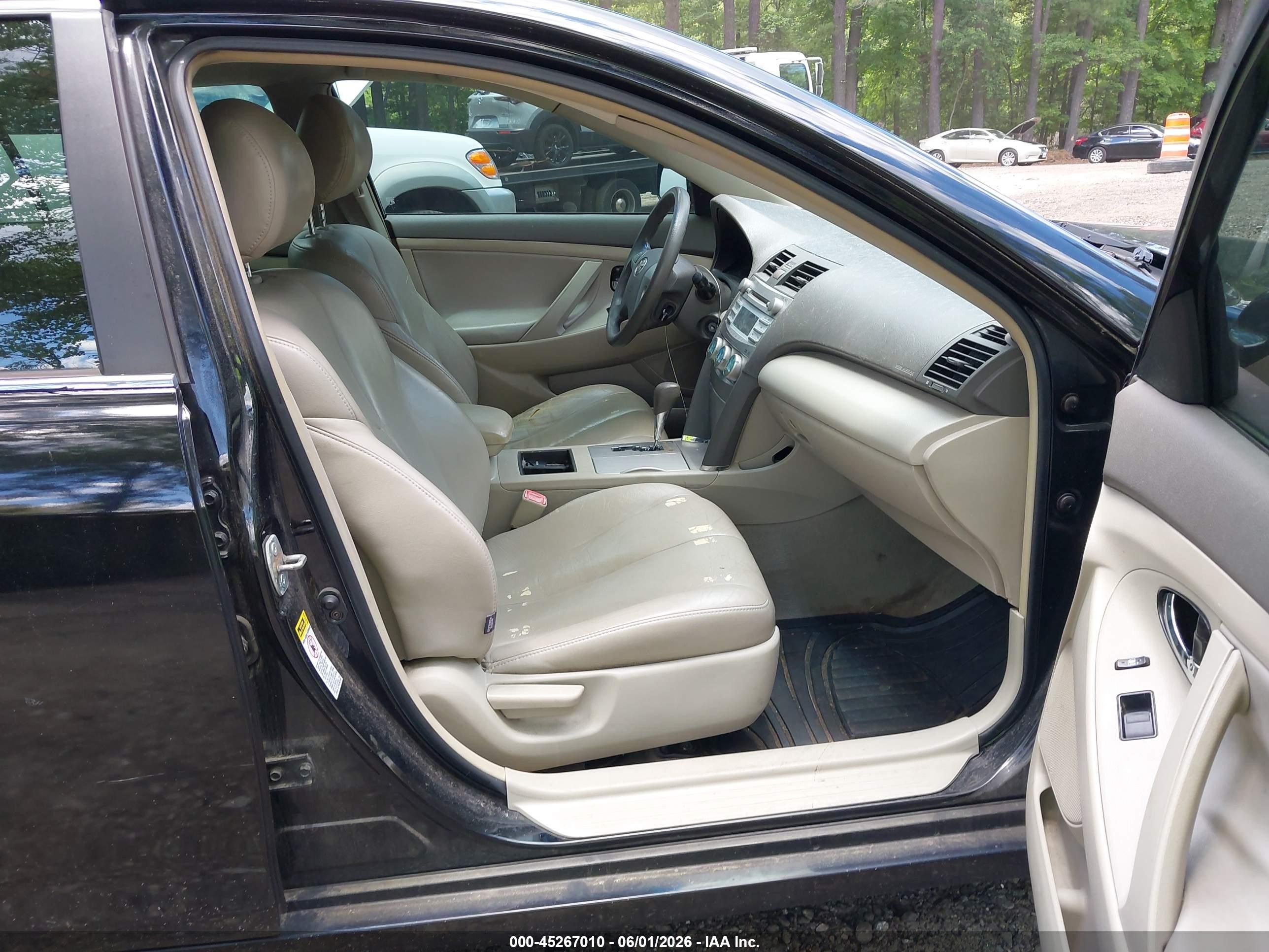 2007 Toyota Camry Le Черный vin: 4T1BE46K67U510202