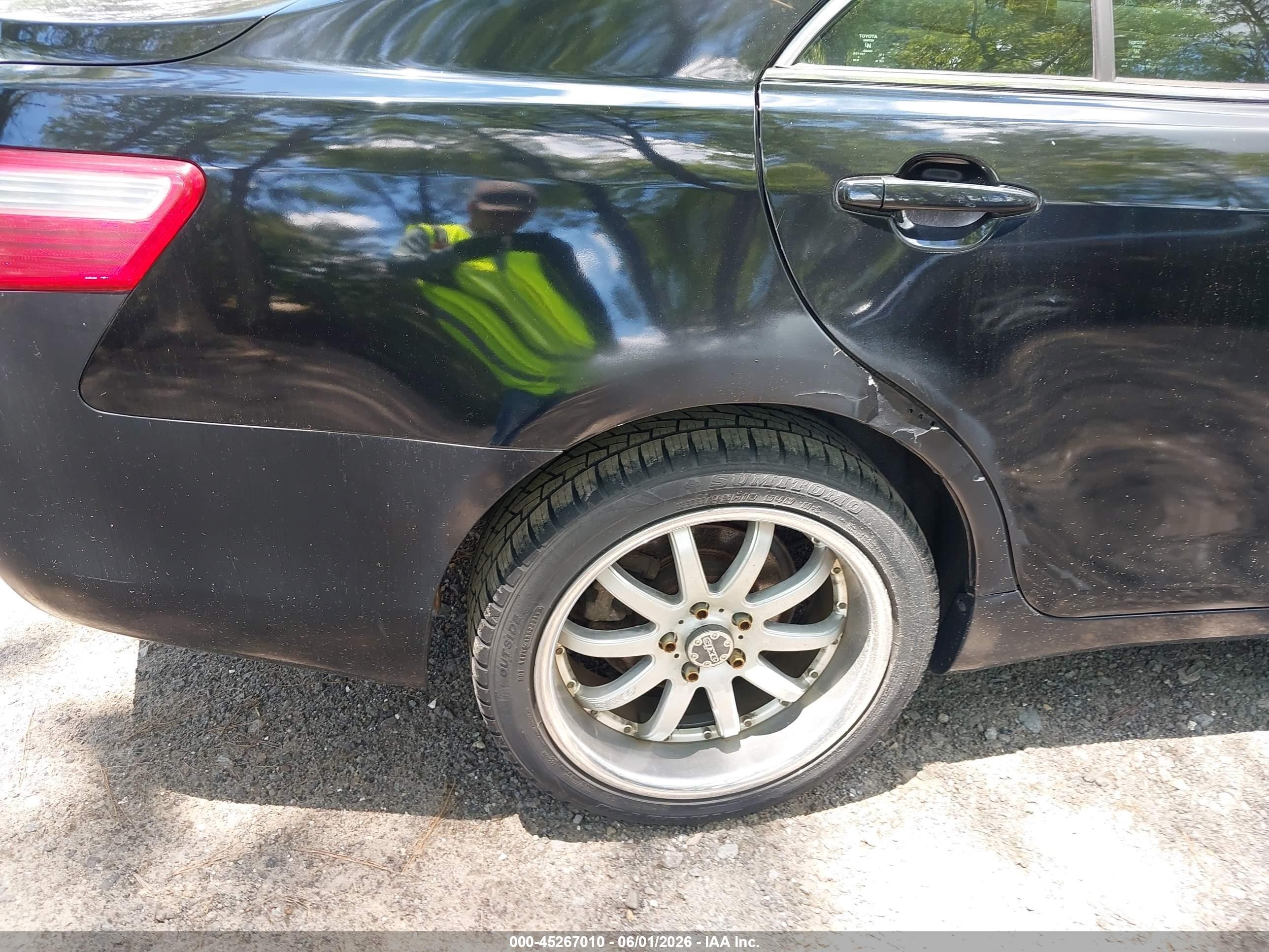 2007 Toyota Camry Le Черный vin: 4T1BE46K67U510202