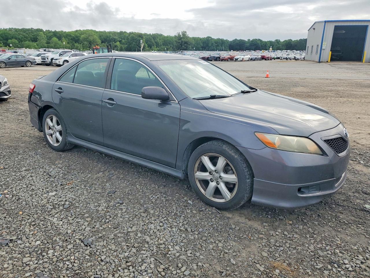 2007 Toyota Camry Se Gray vin: 4T1BE46K67U527050