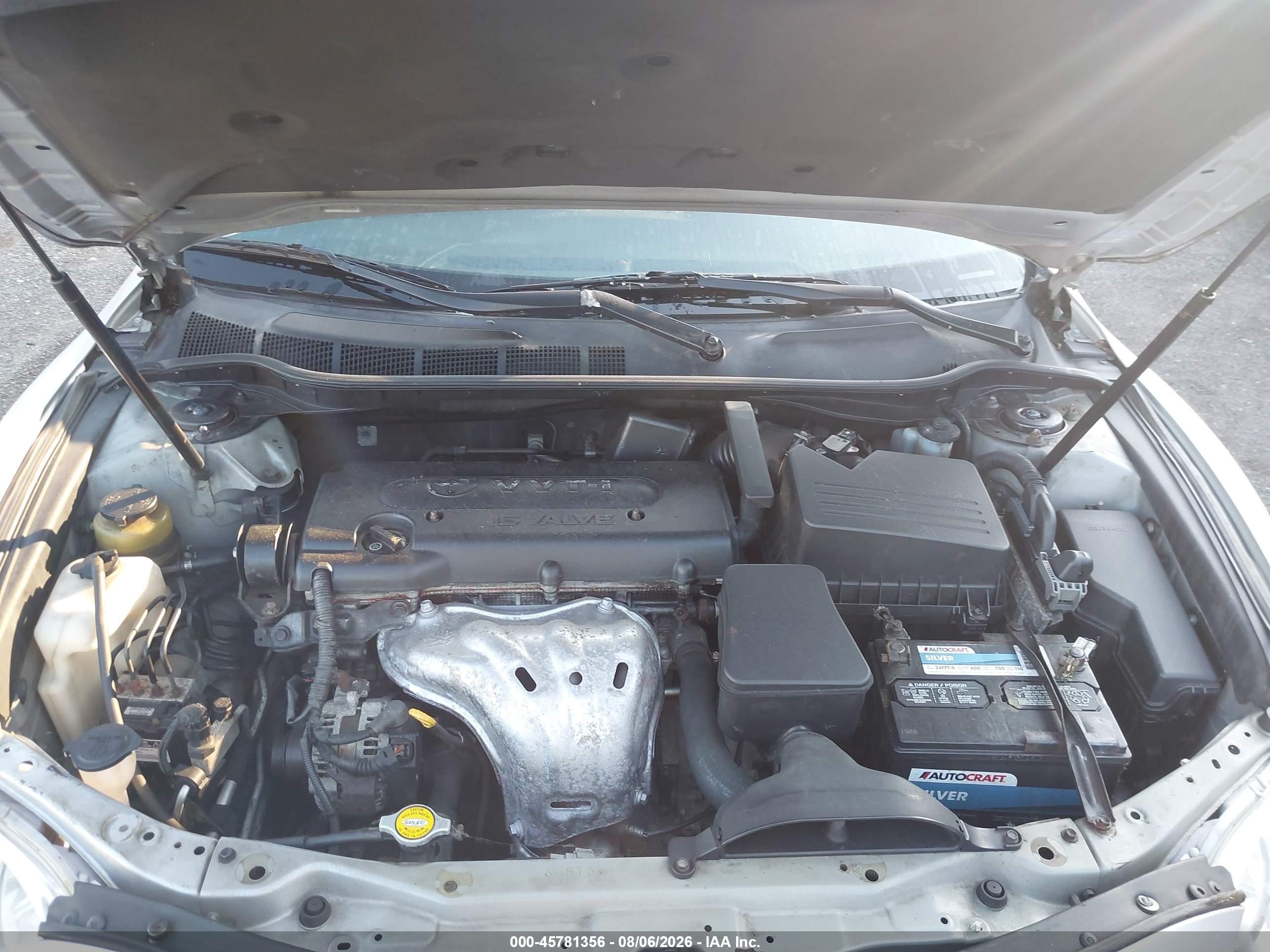 2007 Toyota Camry Le Серый vin: 4T1BE46K67U533446