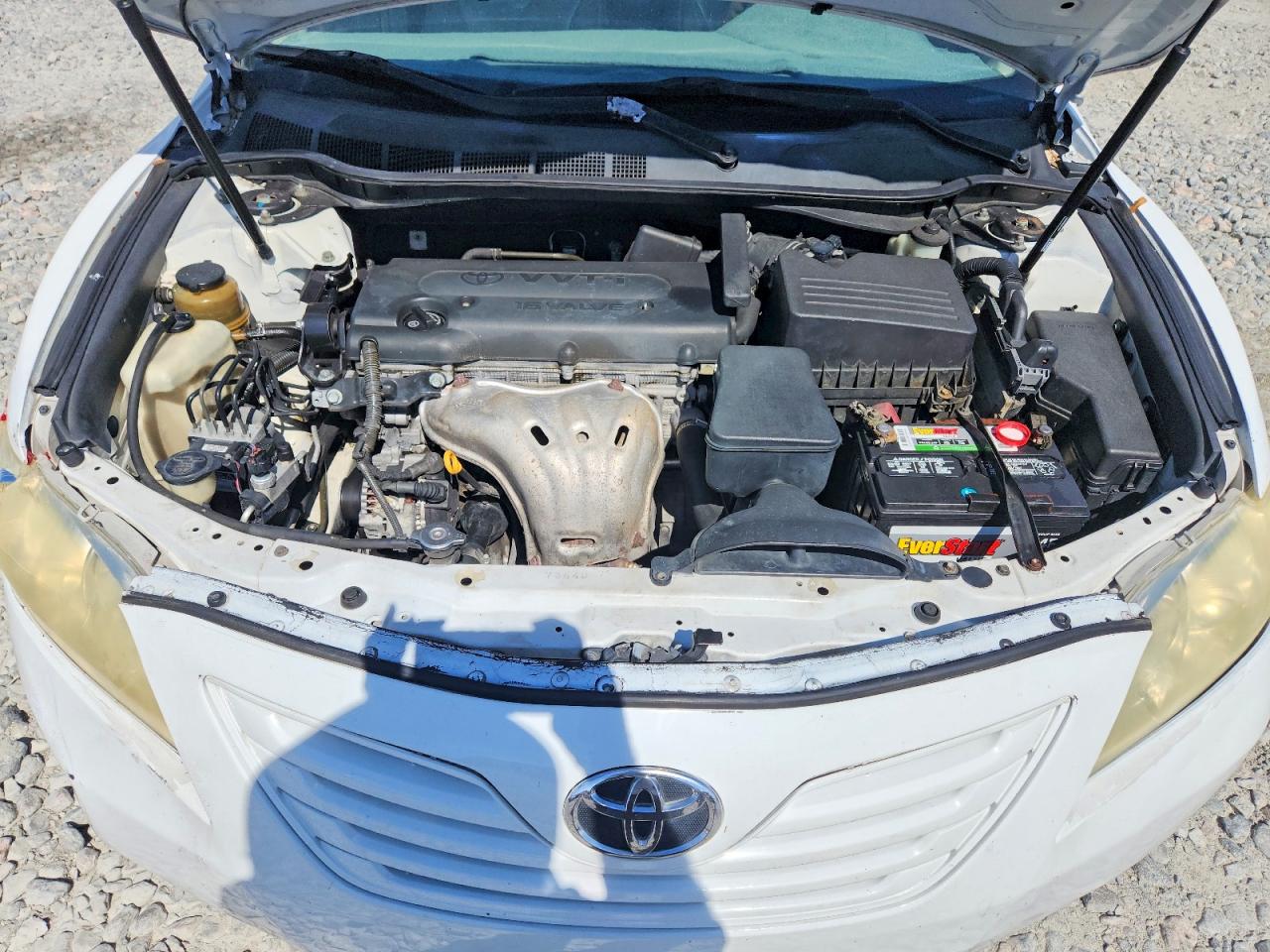 2007 Toyota Camry Le White vin: 4T1BE46K67U536797
