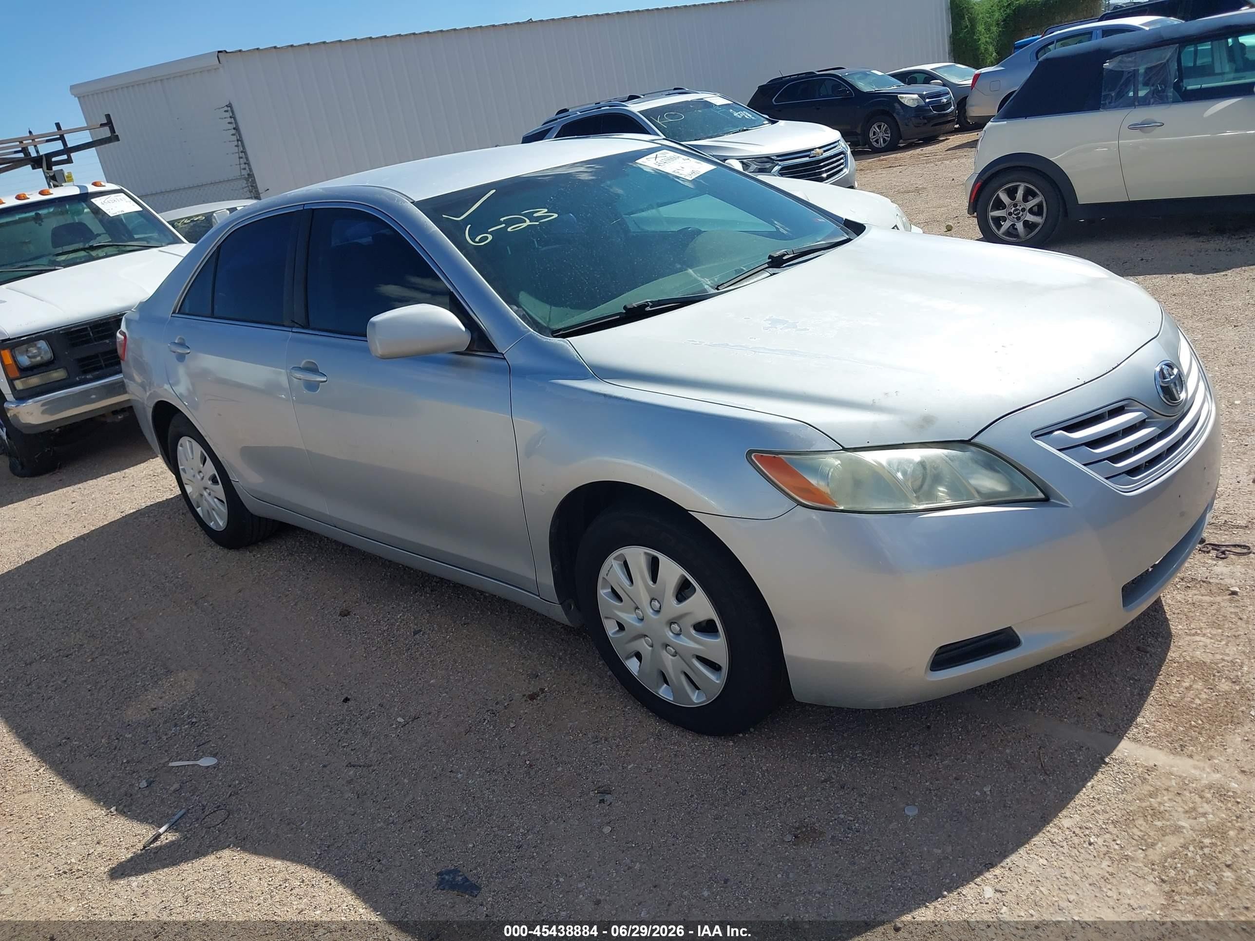 2007 Toyota Camry Le Silver vin: 4T1BE46K67U566351