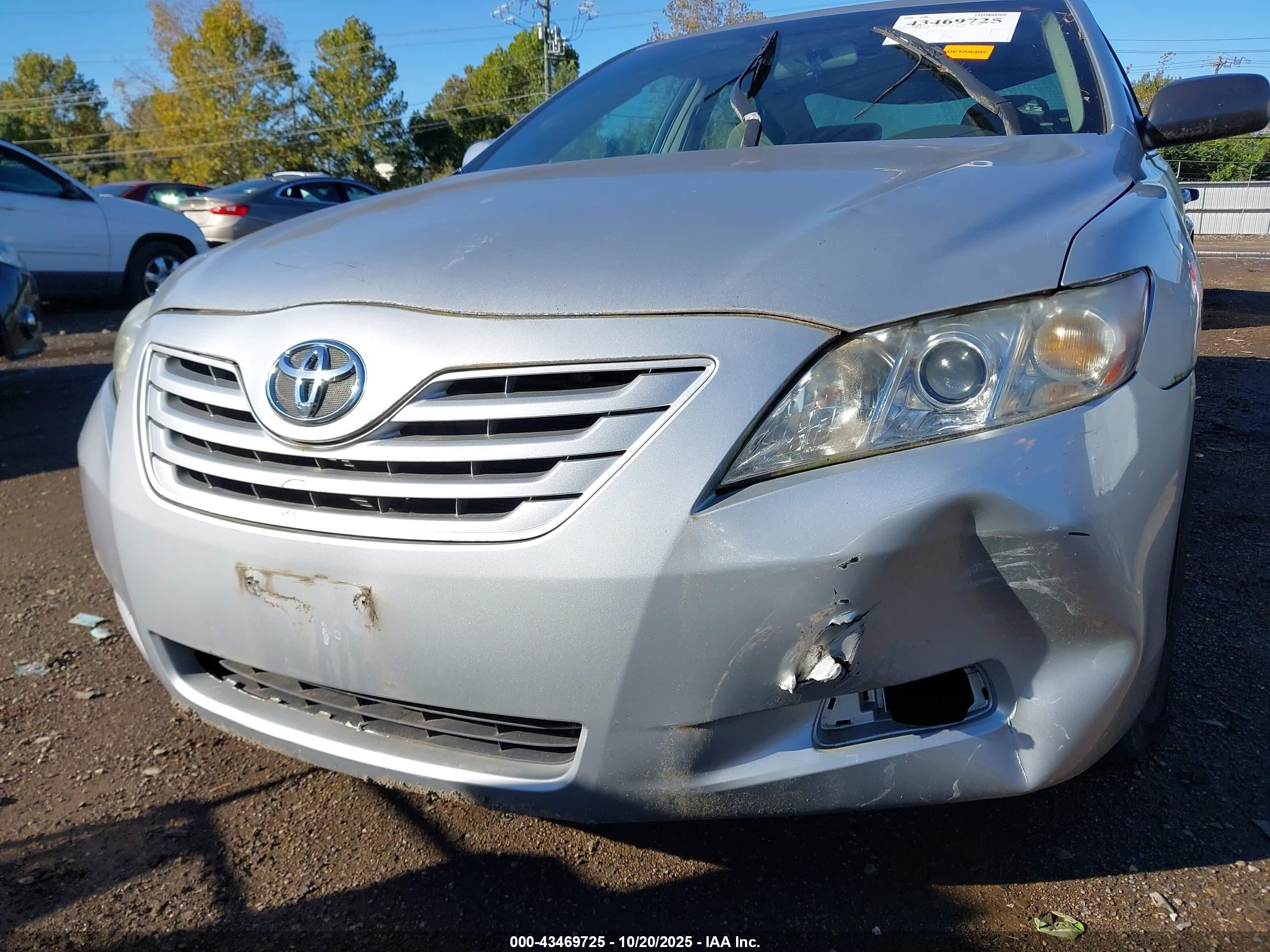 2007 Toyota Camry Ce/le/xle/se Silver vin: 4T1BE46K67U592478