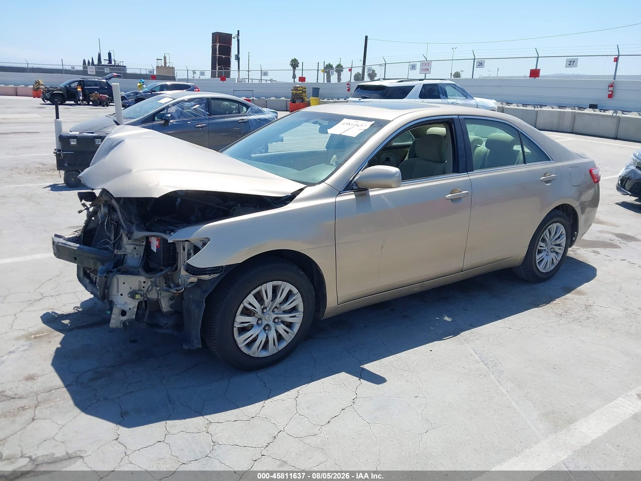 2007 Toyota Camry Le Beige vin: 4T1BE46K67U614740