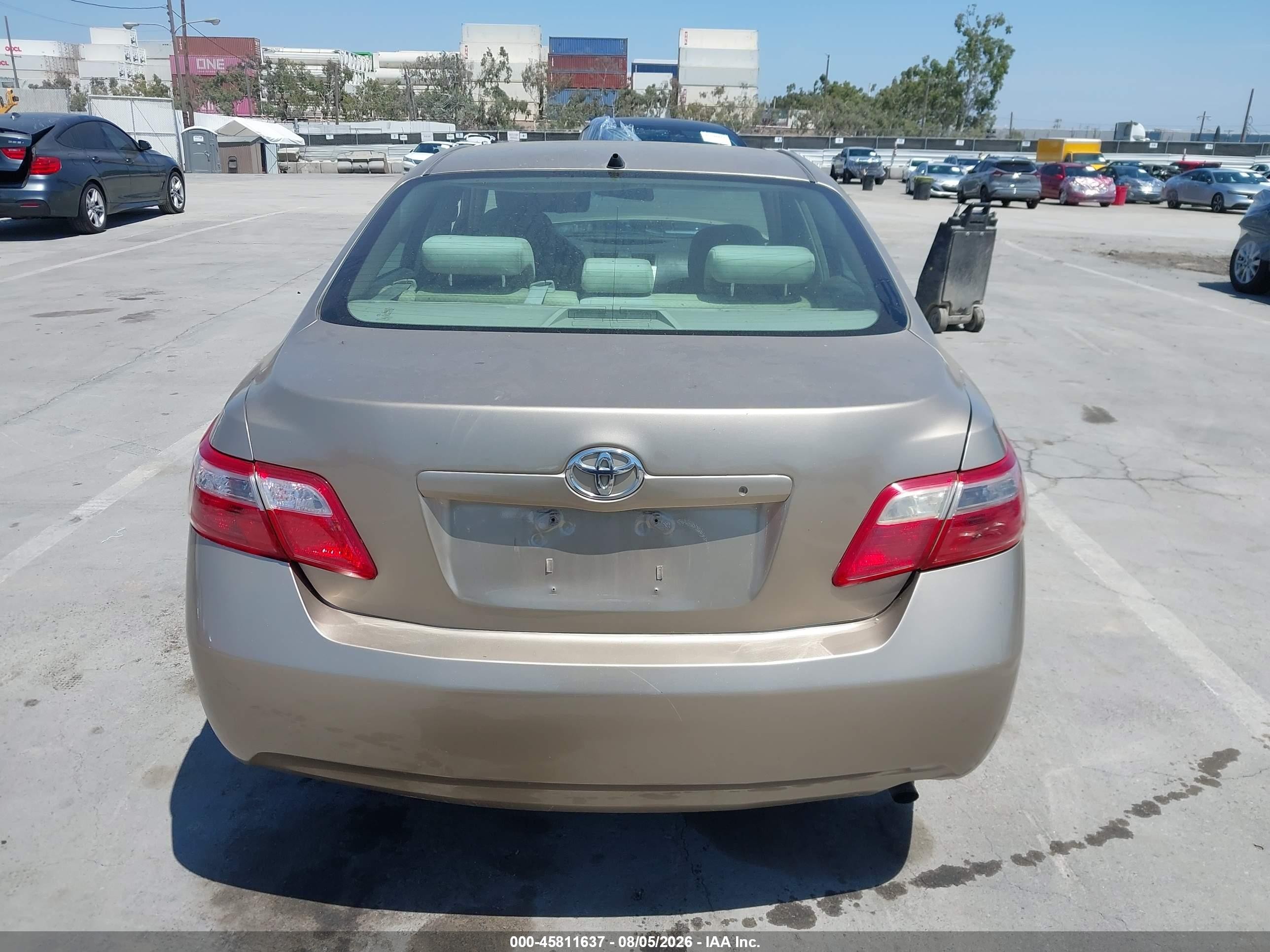 2007 Toyota Camry Le Beige vin: 4T1BE46K67U614740