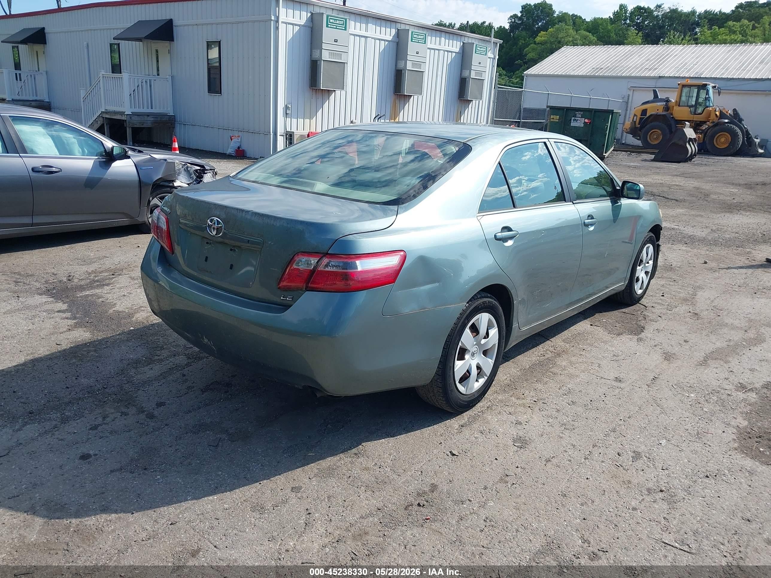 2007 Toyota Camry Le Gray vin: 4T1BE46K67U622482
