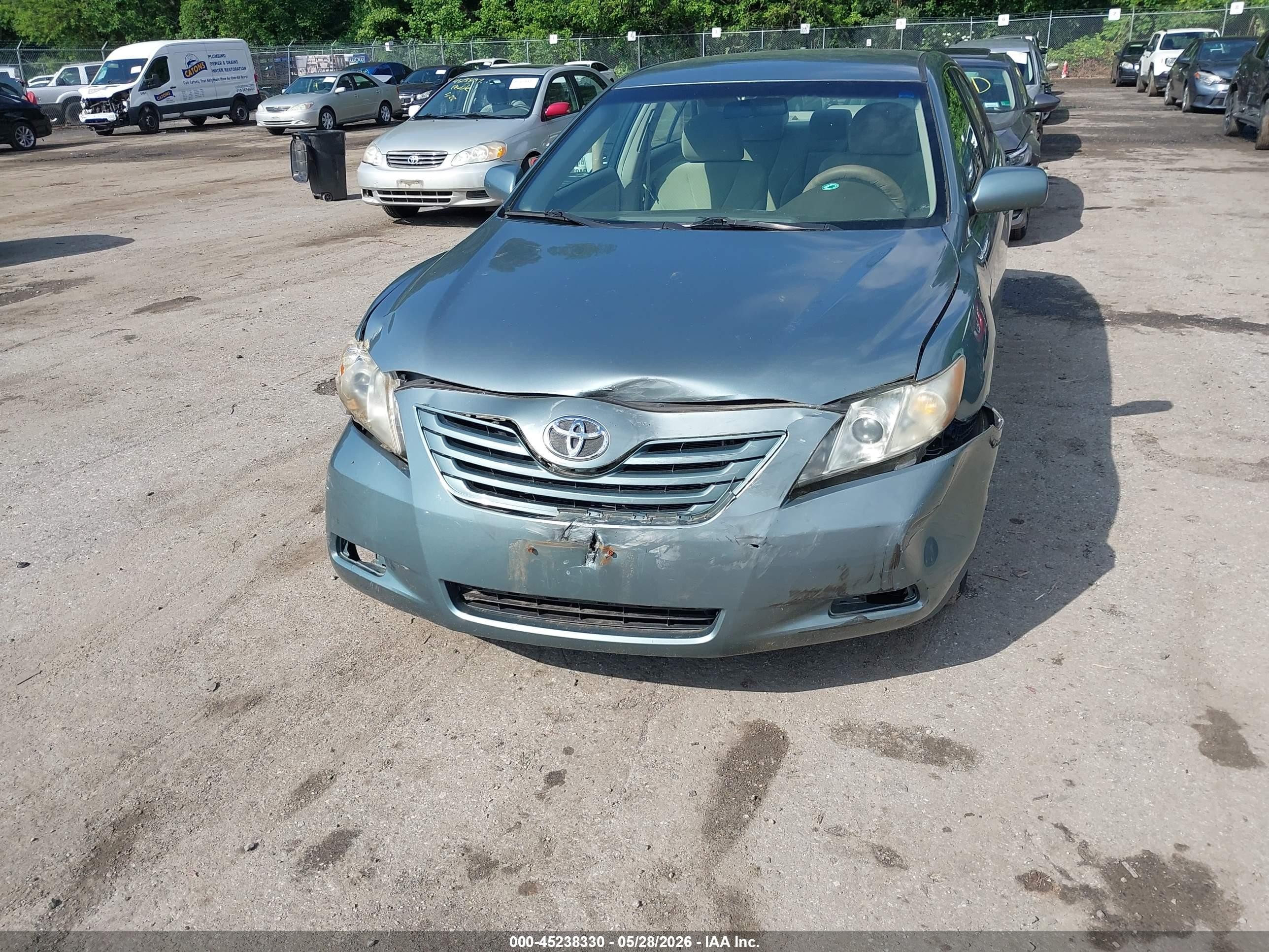 2007 Toyota Camry Le Gray vin: 4T1BE46K67U622482
