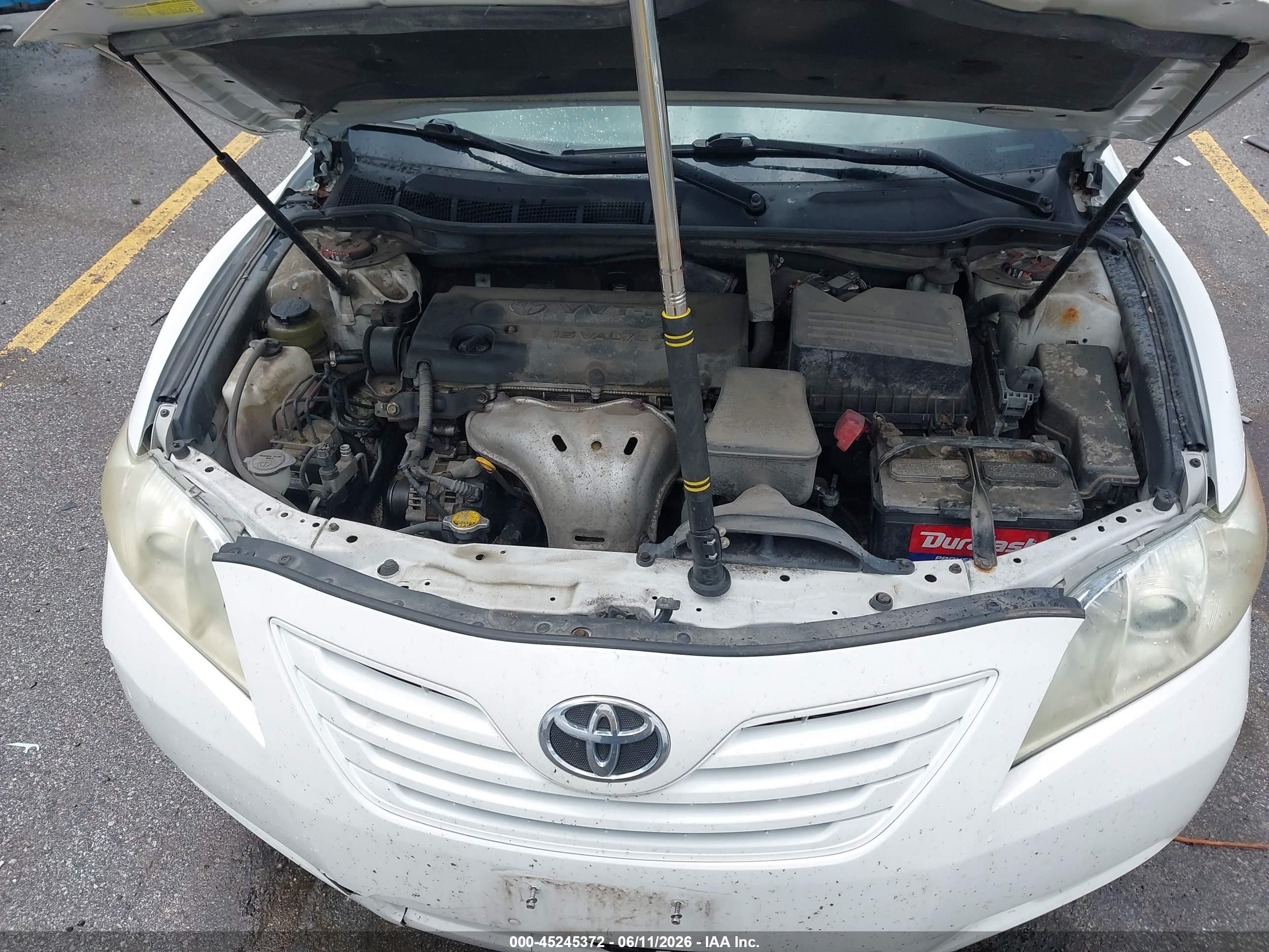 2007 Toyota Camry Le White vin: 4T1BE46K67U640013