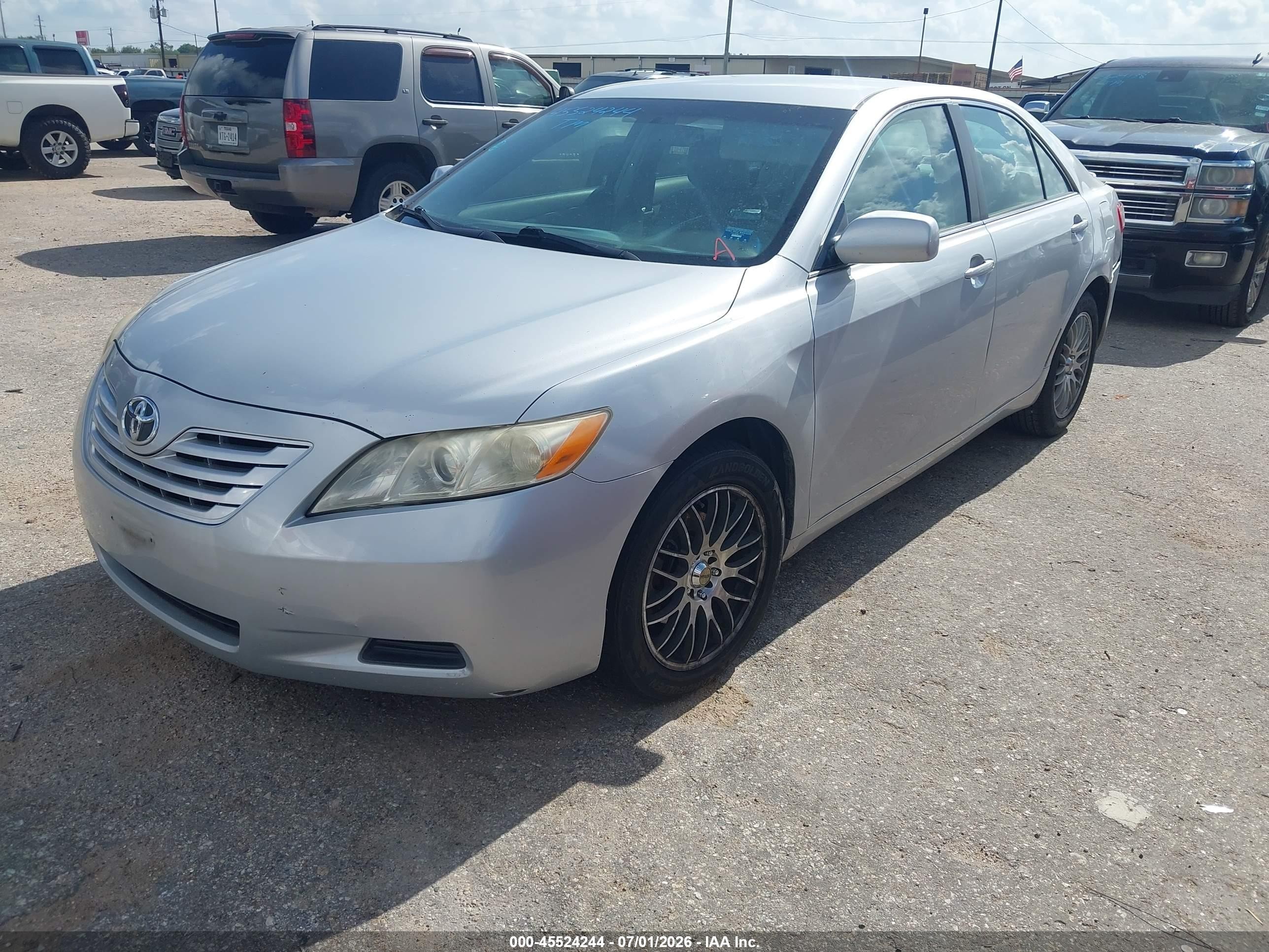 2007 Toyota Camry Le Silver vin: 4T1BE46K67U640836