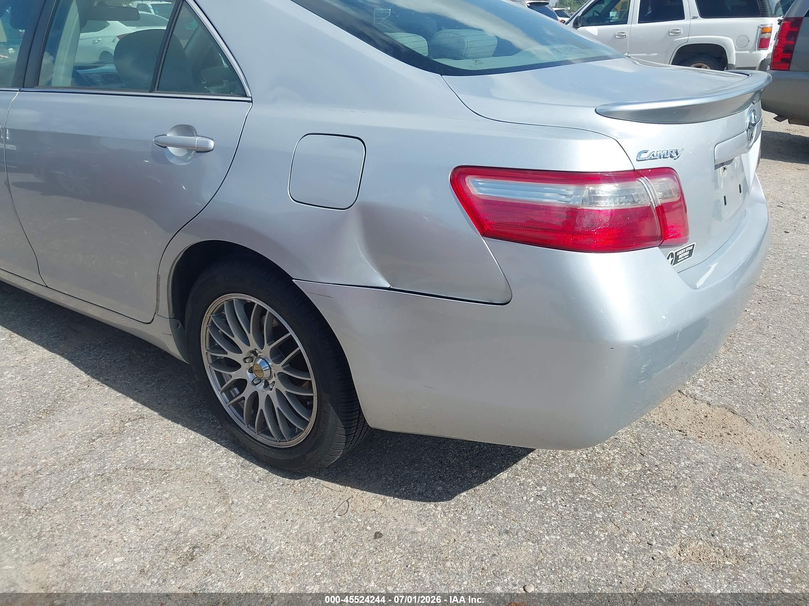 2007 Toyota Camry Le Silver vin: 4T1BE46K67U640836