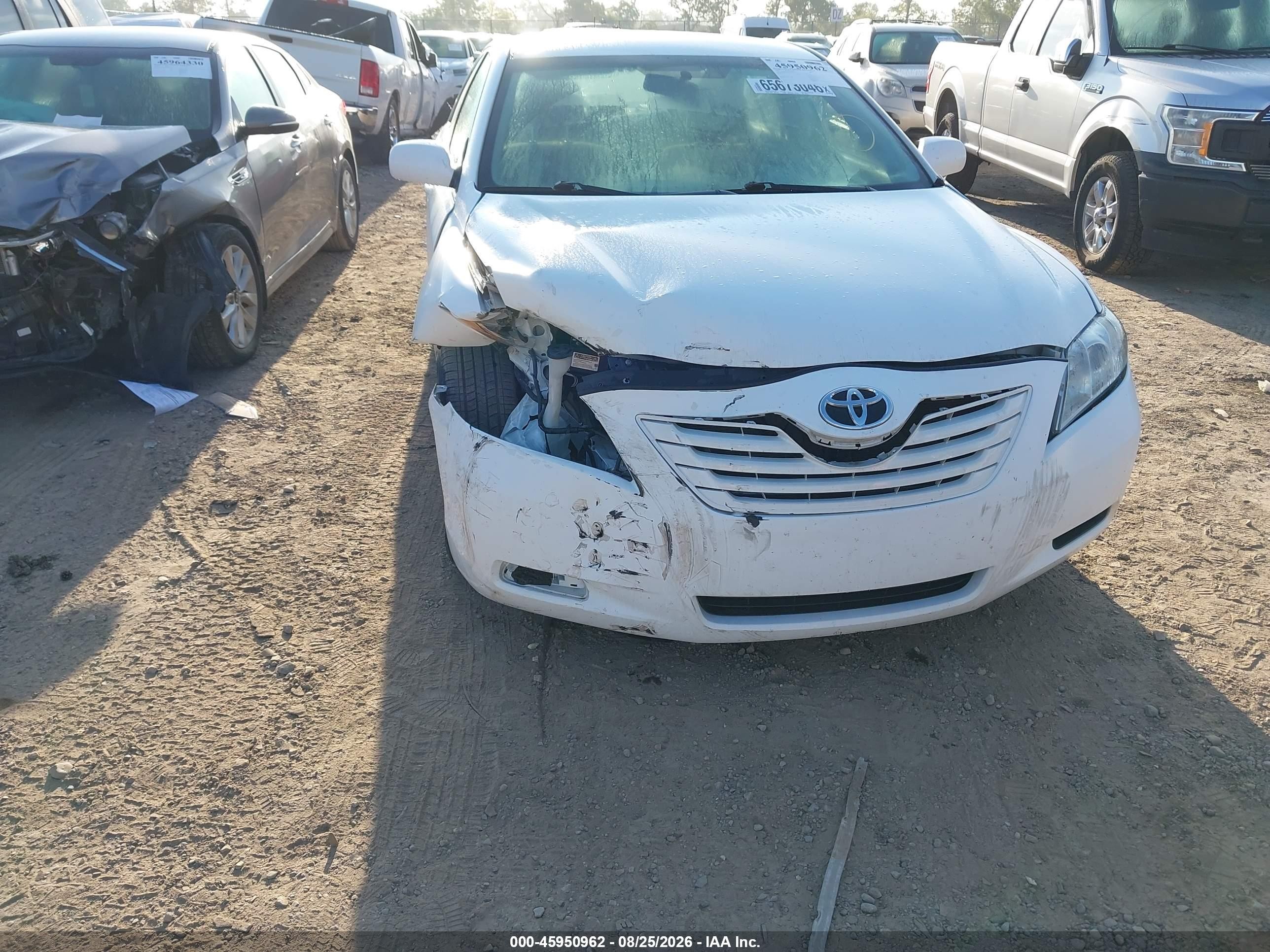 2007 Toyota Camry Ce Белый vin: 4T1BE46K67U658043