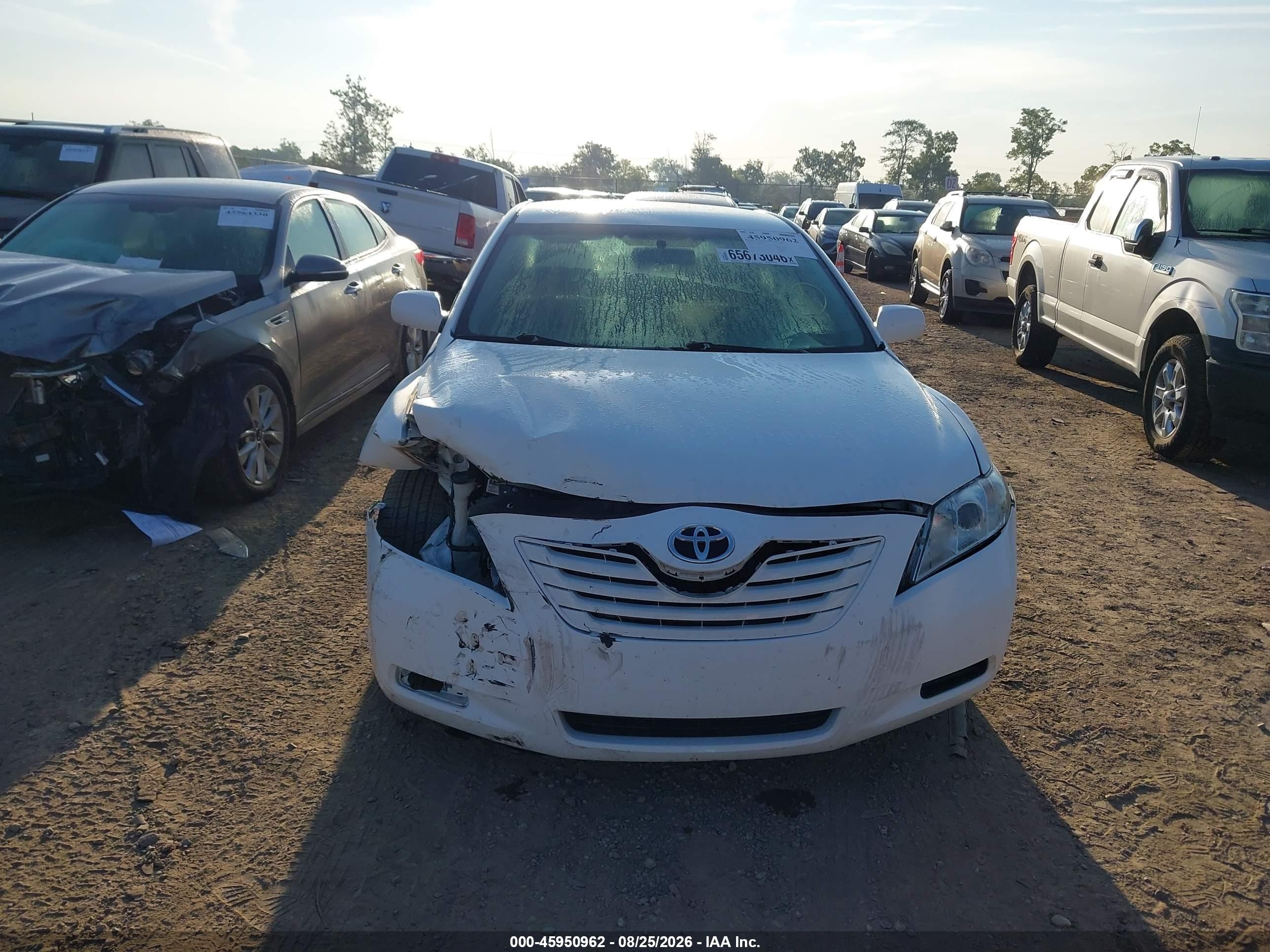2007 Toyota Camry Ce Белый vin: 4T1BE46K67U658043