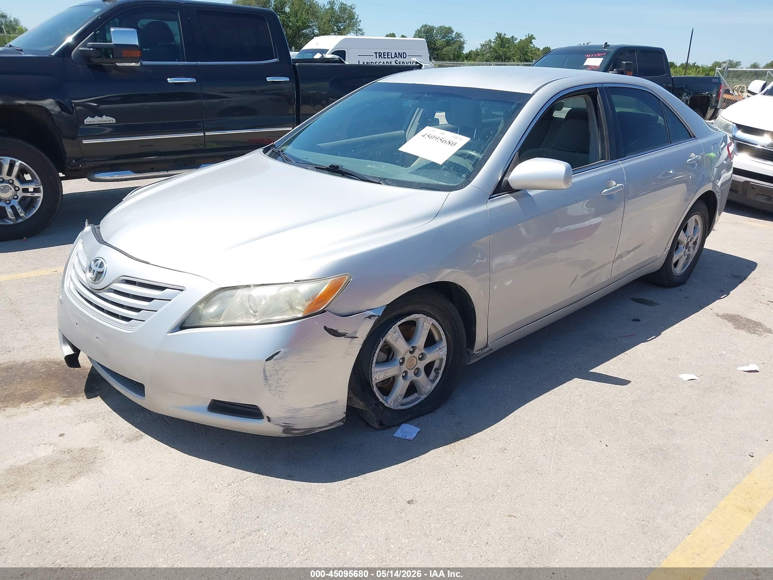 2007 Toyota Camry Ce Серый vin: 4T1BE46K67U659385