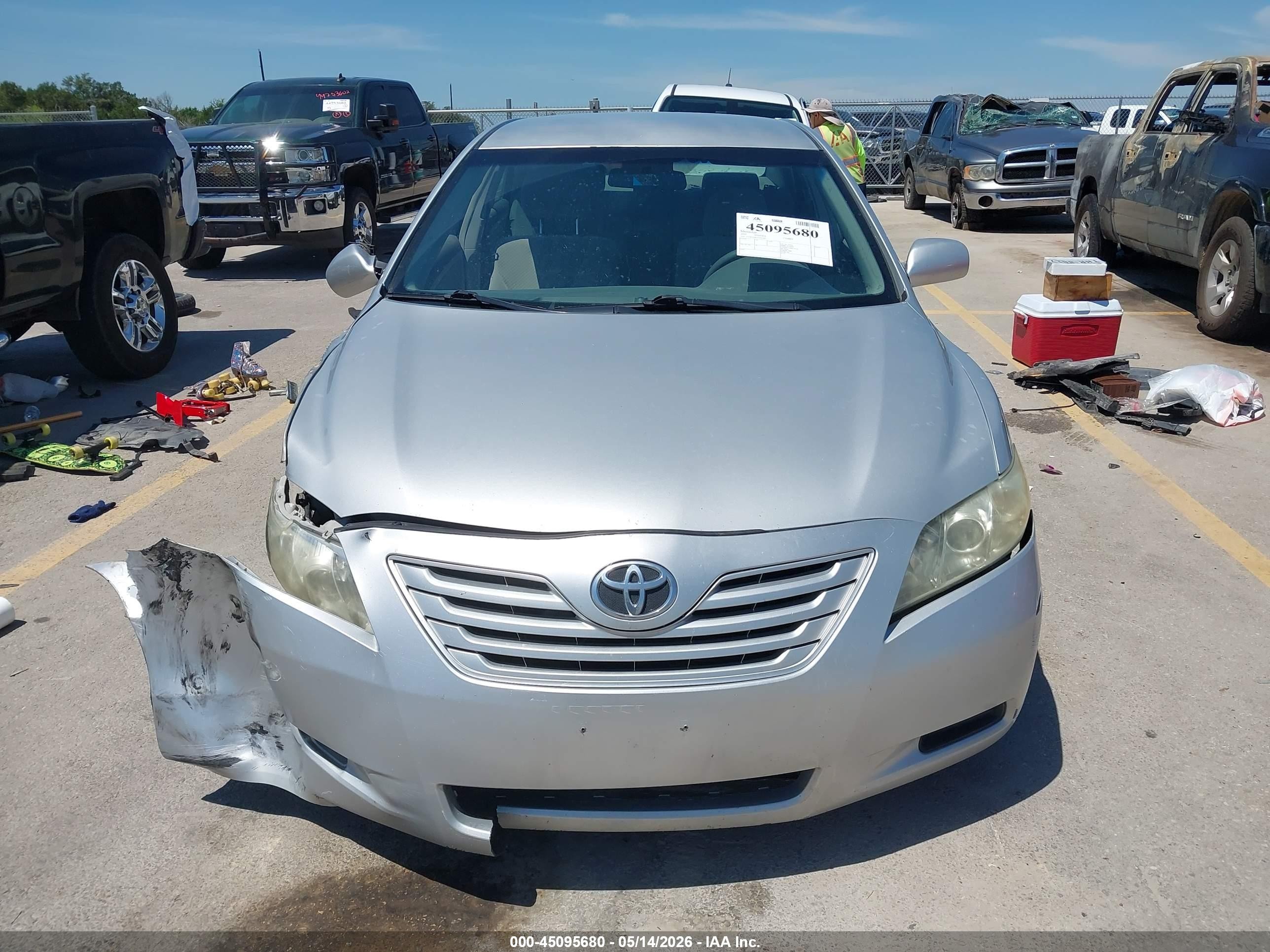 2007 Toyota Camry Ce Серый vin: 4T1BE46K67U659385