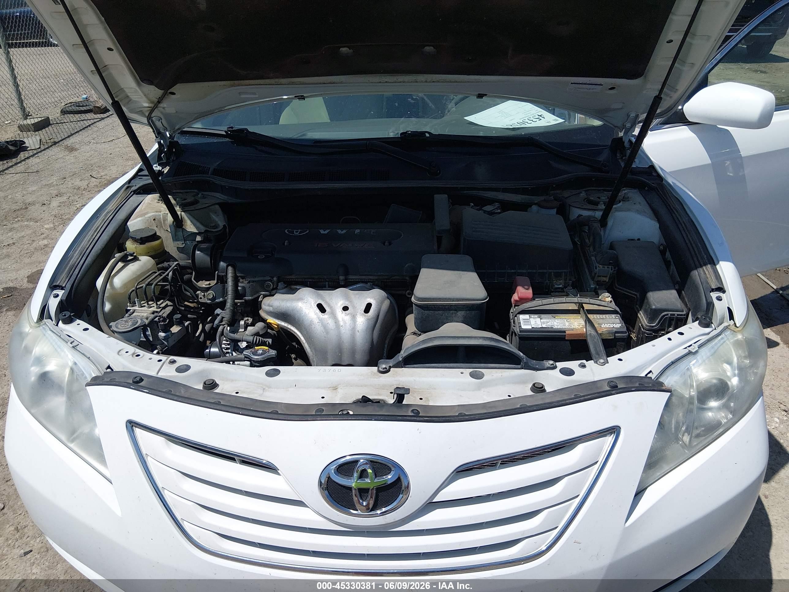 2007 Toyota Camry Xle White vin: 4T1BE46K67U665753