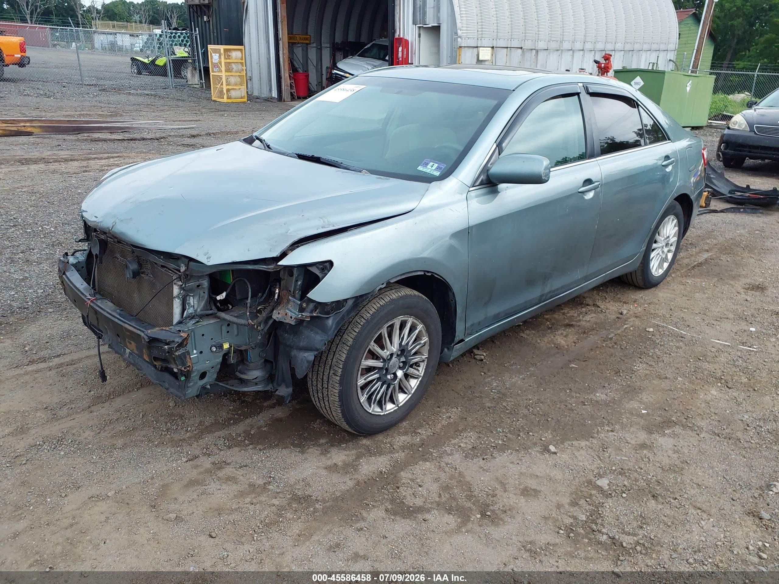 2007 Toyota Camry Le Green vin: 4T1BE46K67U670547