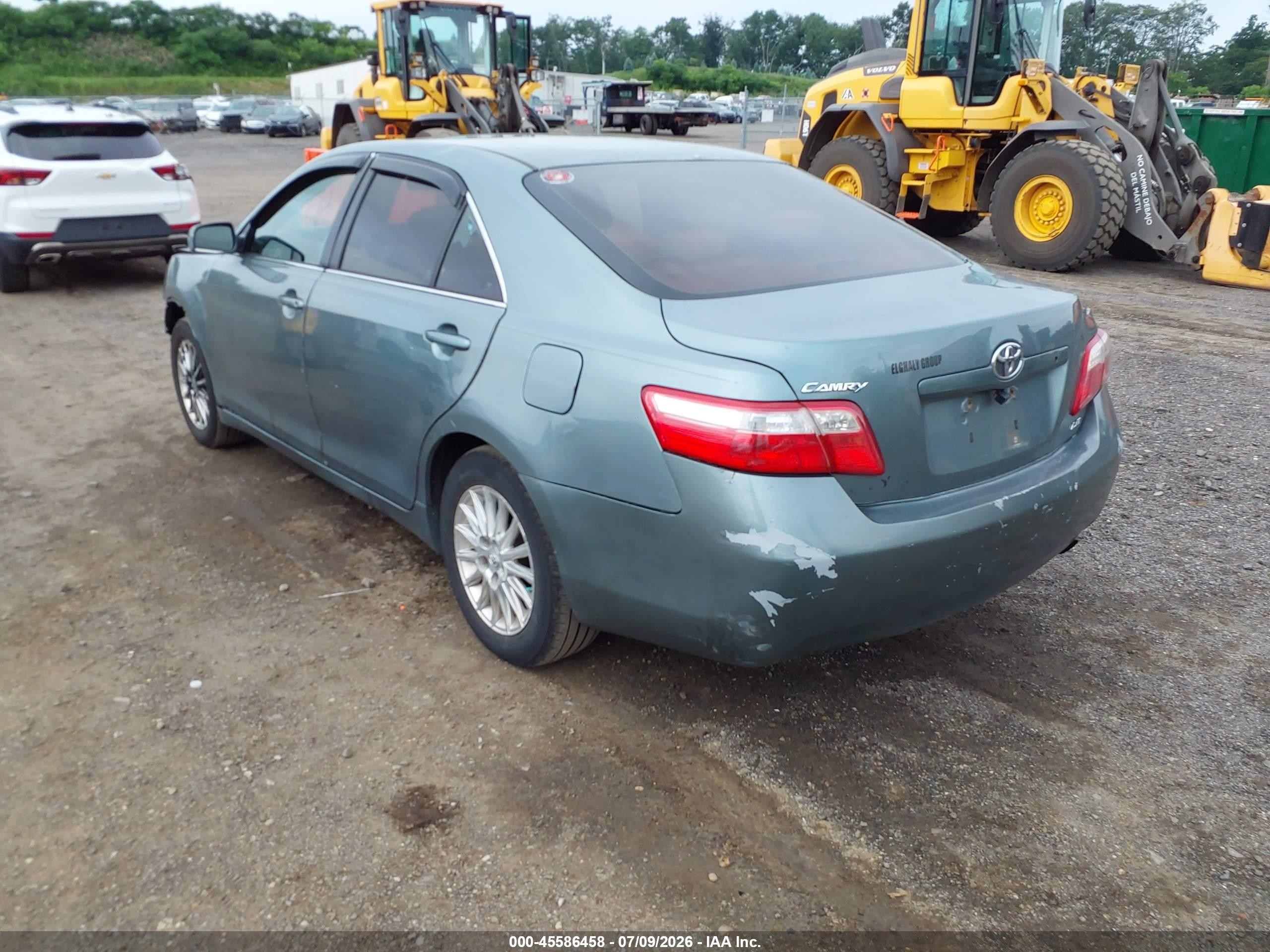 2007 Toyota Camry Le Green vin: 4T1BE46K67U670547