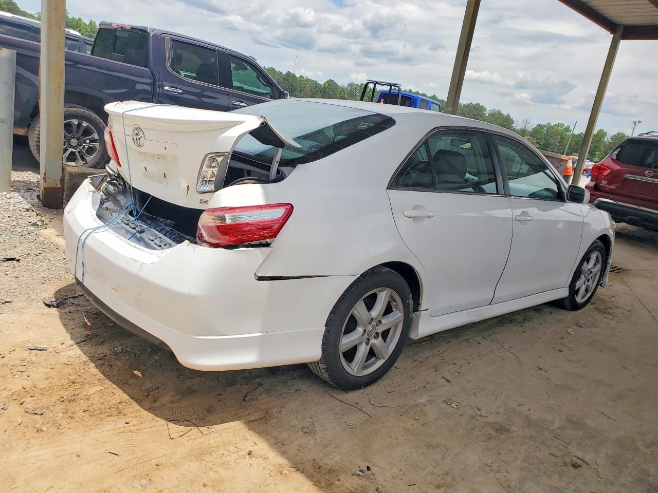 2007 Toyota Camry Se Белый vin: 4T1BE46K67U686893