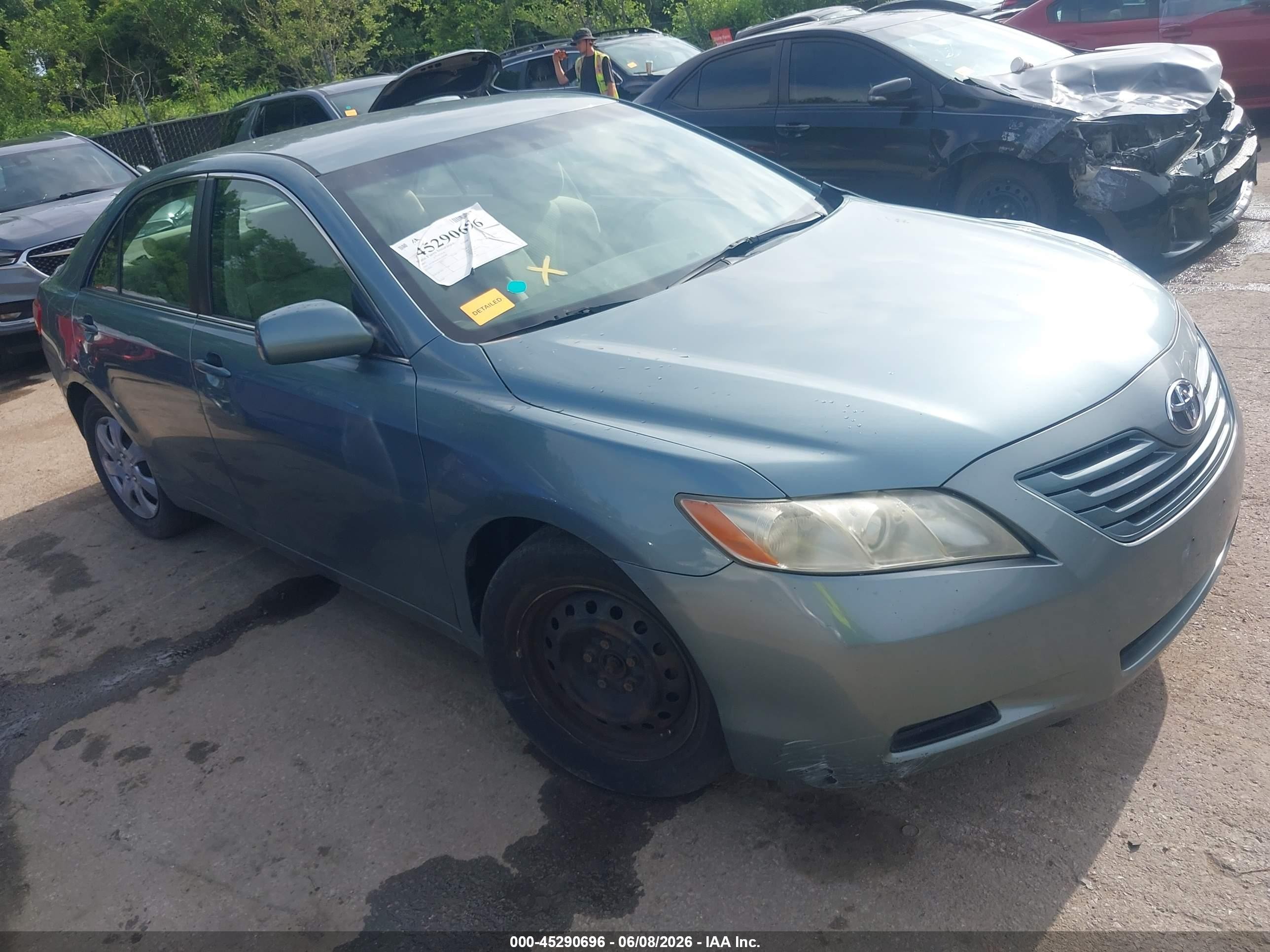 2007 Toyota Camry Le Teal vin: 4T1BE46K67U703787