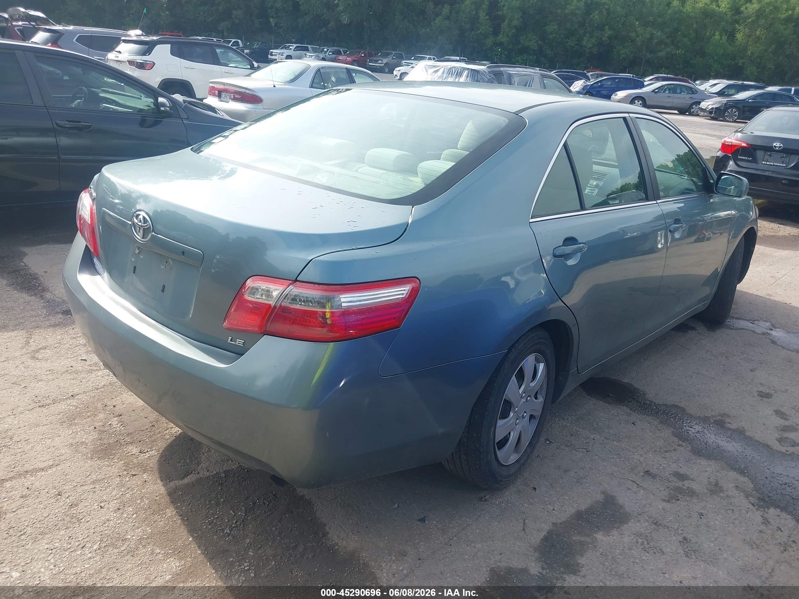 2007 Toyota Camry Le Teal vin: 4T1BE46K67U703787