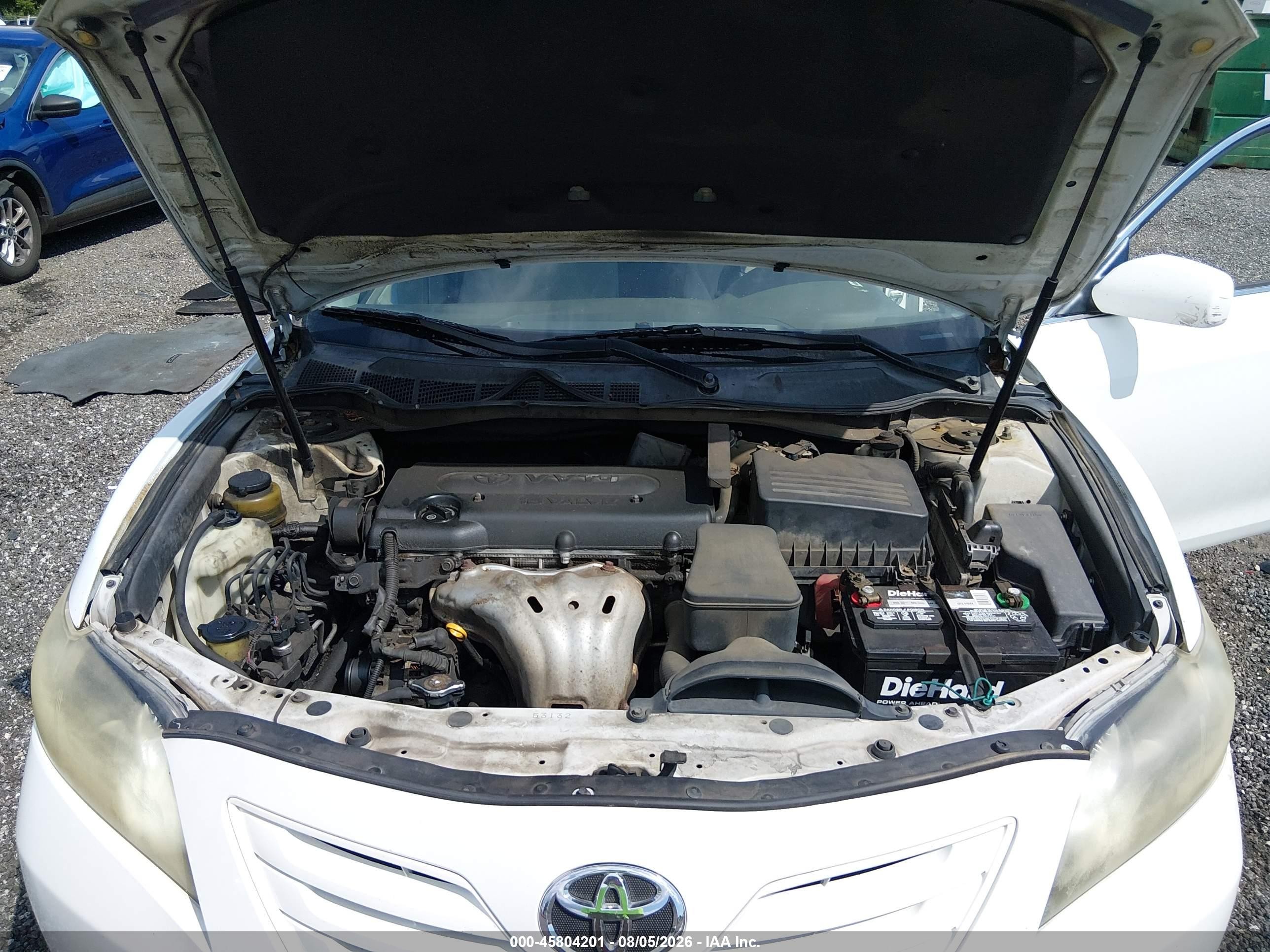 2008 Toyota Camry Le White vin: 4T1BE46K68U737116