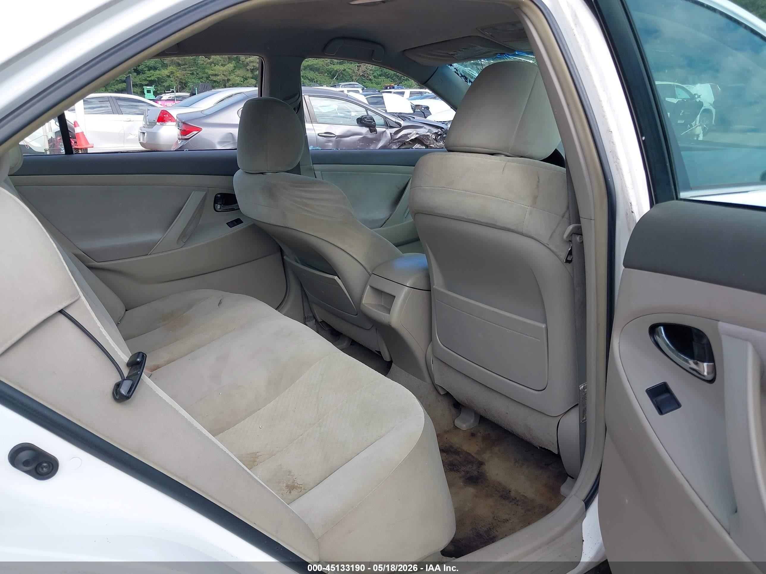 2008 Toyota Camry Le White vin: 4T1BE46K68U760184