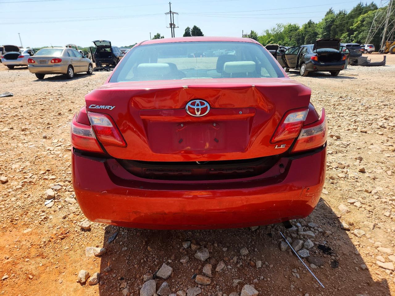 2009 Toyota Camry Base Red vin: 4T1BE46K69U271284