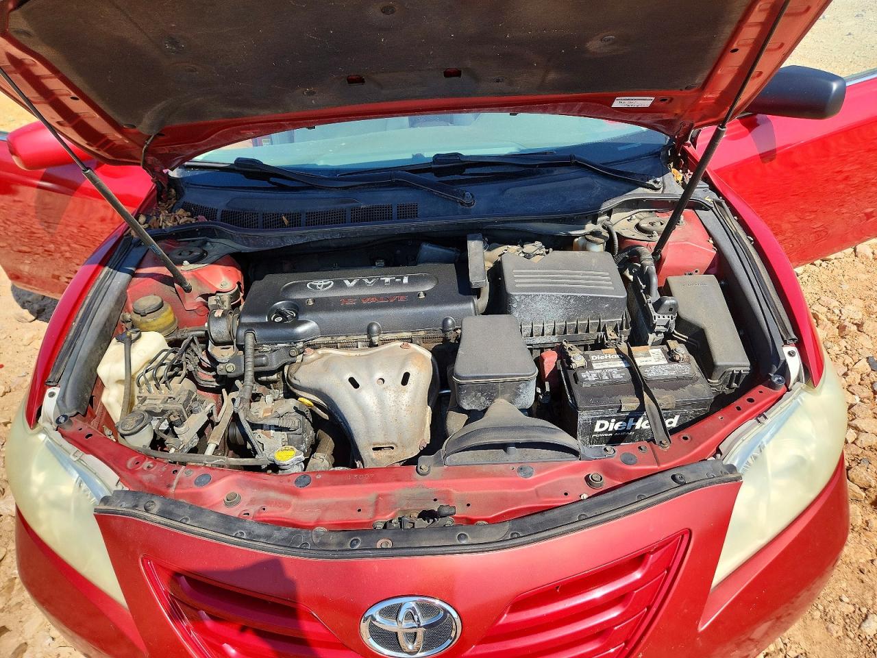 2009 Toyota Camry Base Red vin: 4T1BE46K69U271284