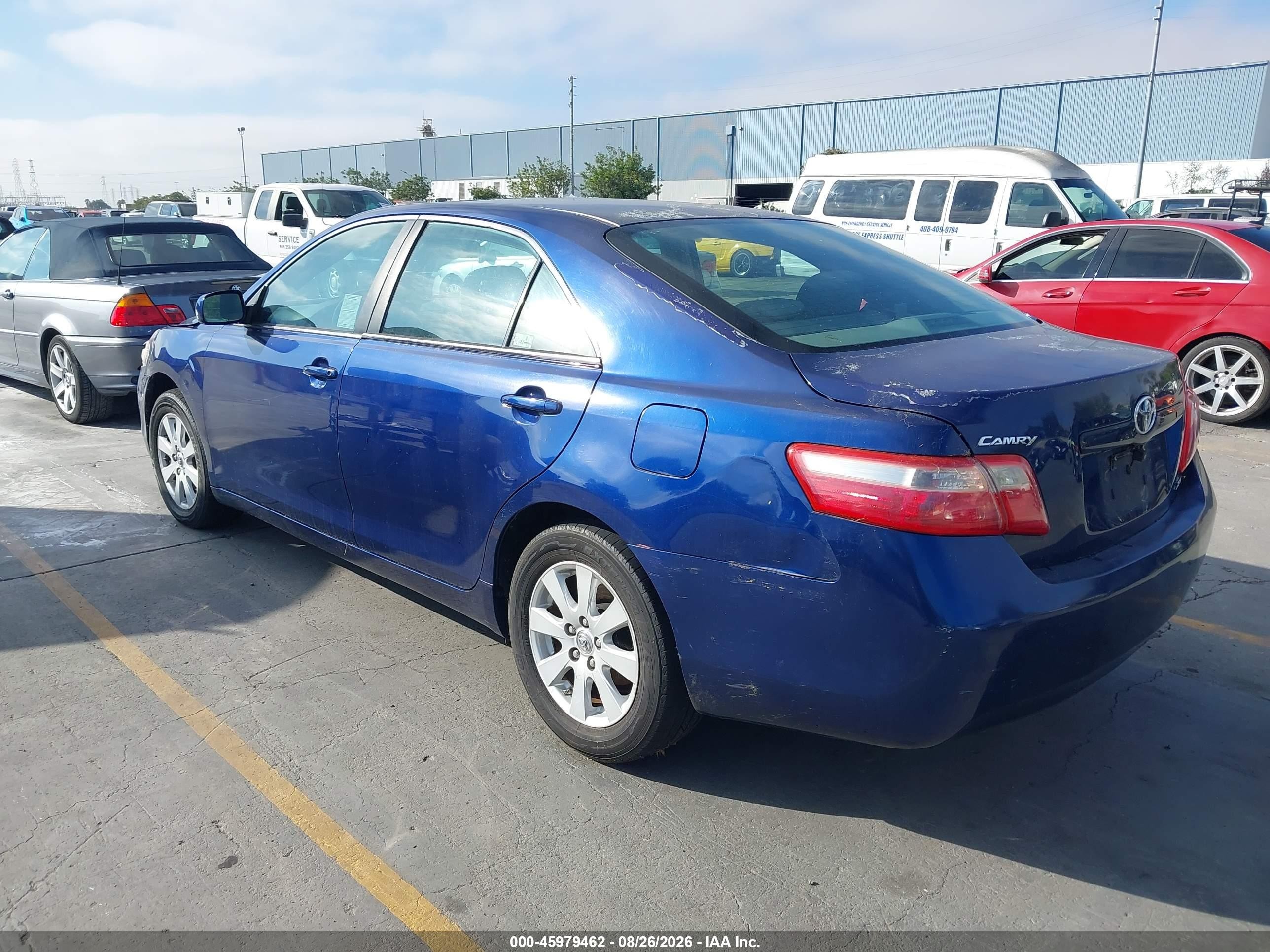 2009 Toyota Camry Xle Blue vin: 4T1BE46K69U289106