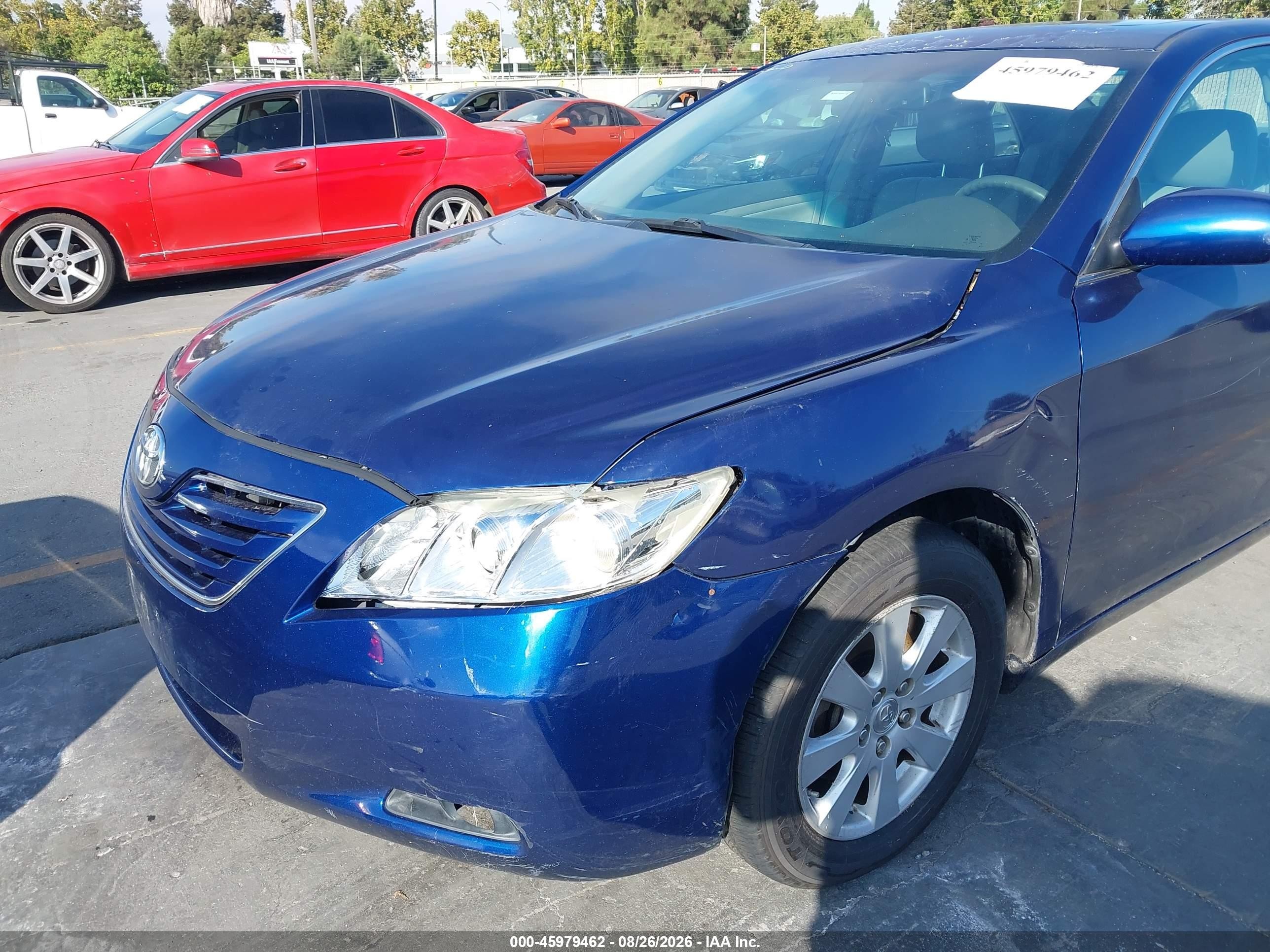 2009 Toyota Camry Xle Blue vin: 4T1BE46K69U289106