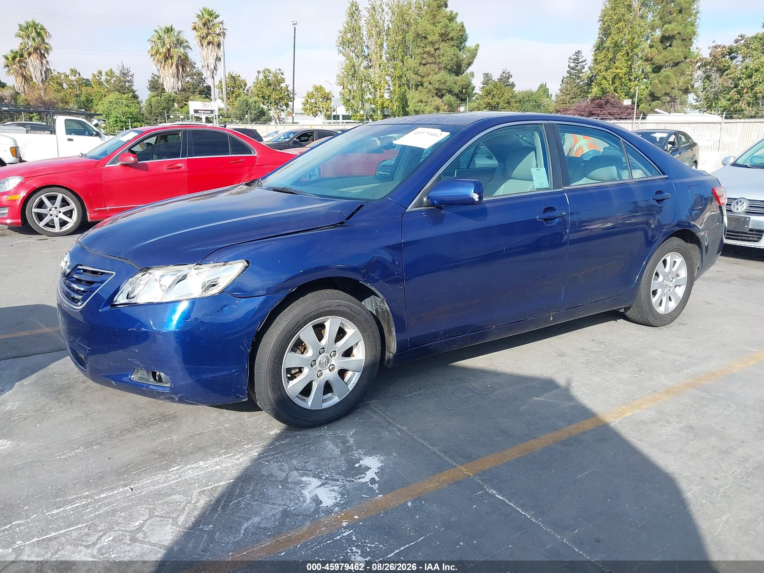 2009 Toyota Camry Xle Blue vin: 4T1BE46K69U289106