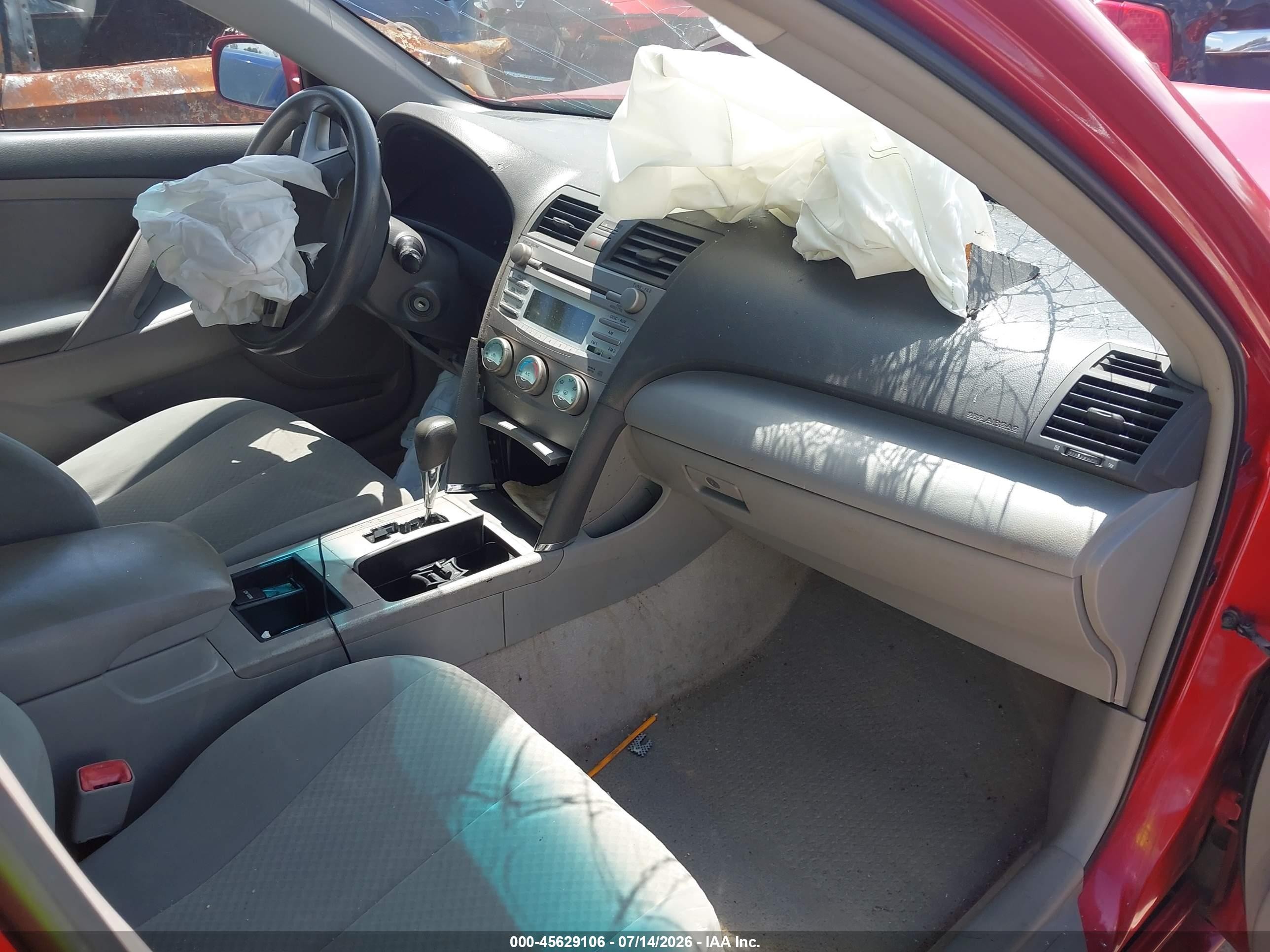 2009 Toyota Camry Le Red vin: 4T1BE46K69U297416