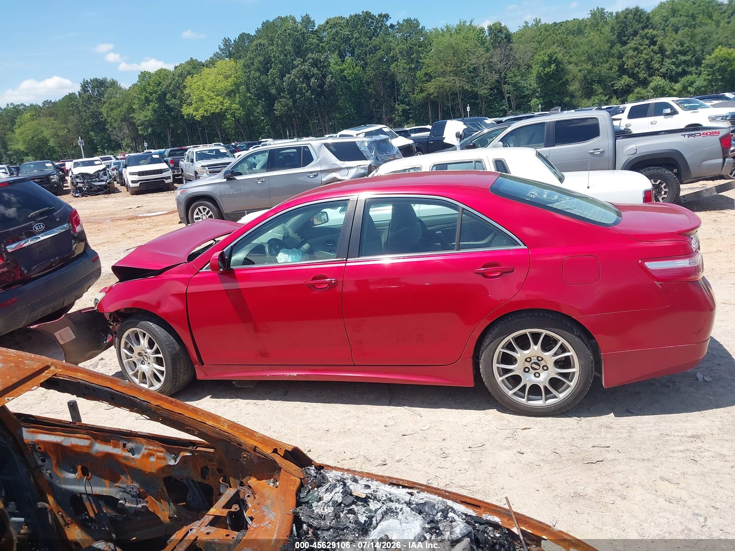 2009 Toyota Camry Le Red vin: 4T1BE46K69U297416