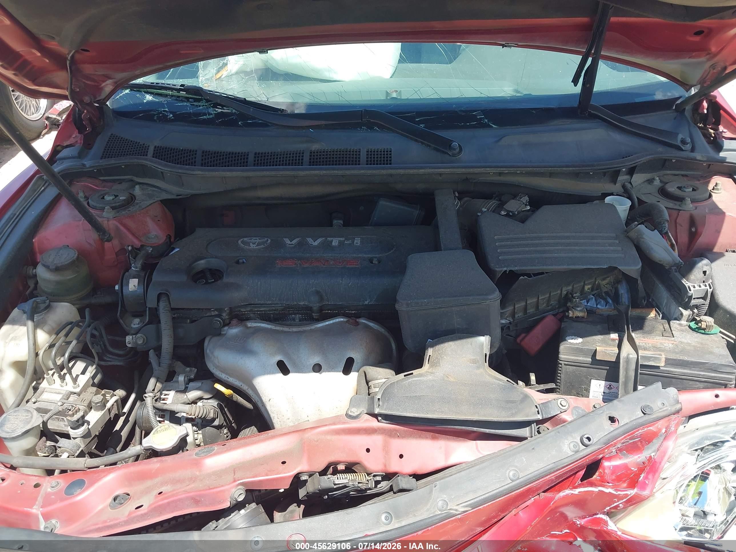 2009 Toyota Camry Le Red vin: 4T1BE46K69U297416