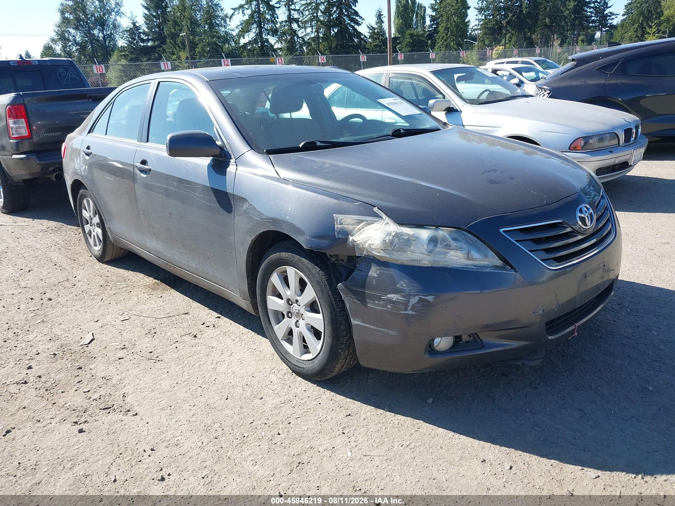 2009 Toyota Camry Xle Gray vin: 4T1BE46K69U311802