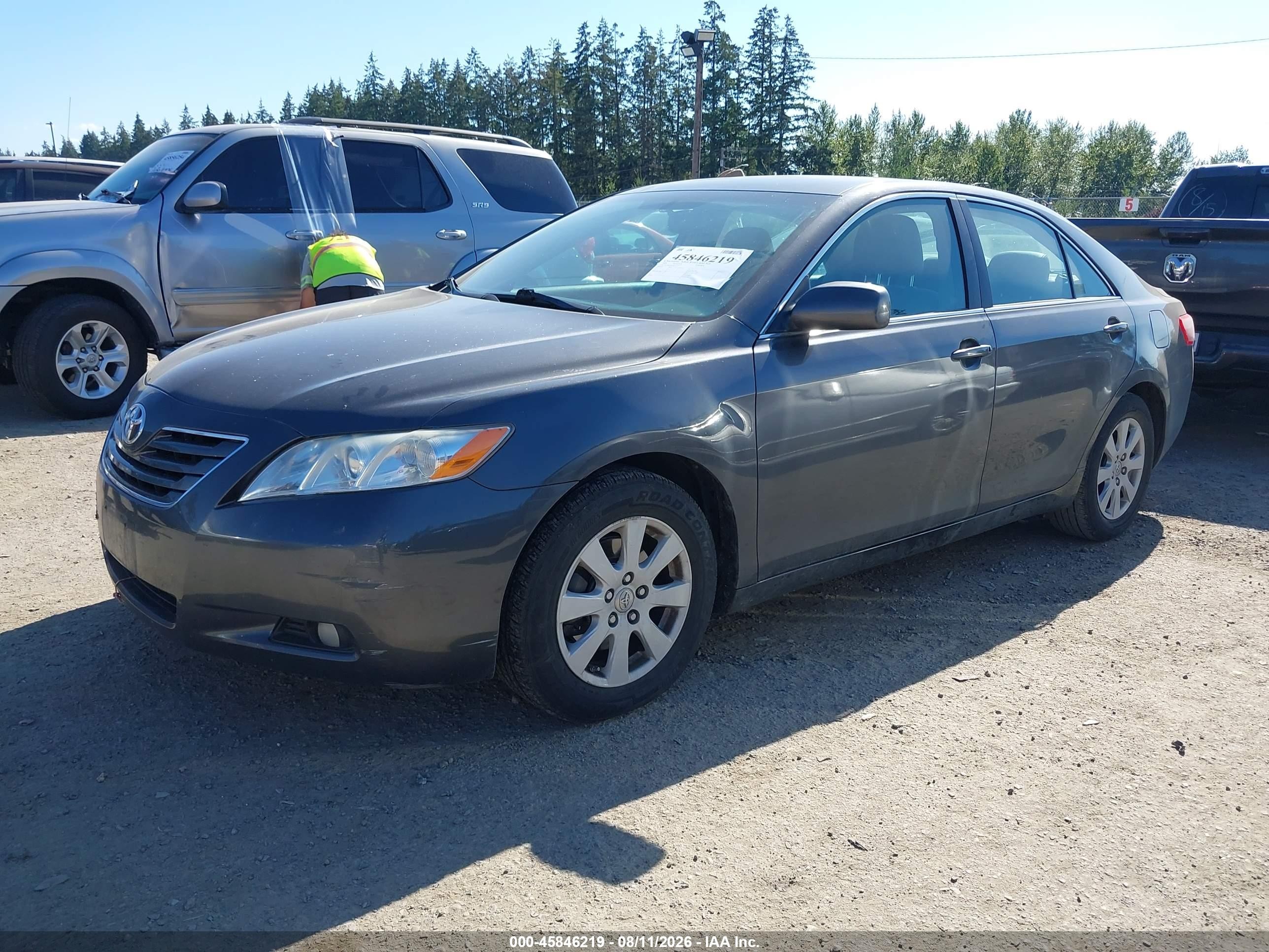 2009 Toyota Camry Xle Gray vin: 4T1BE46K69U311802