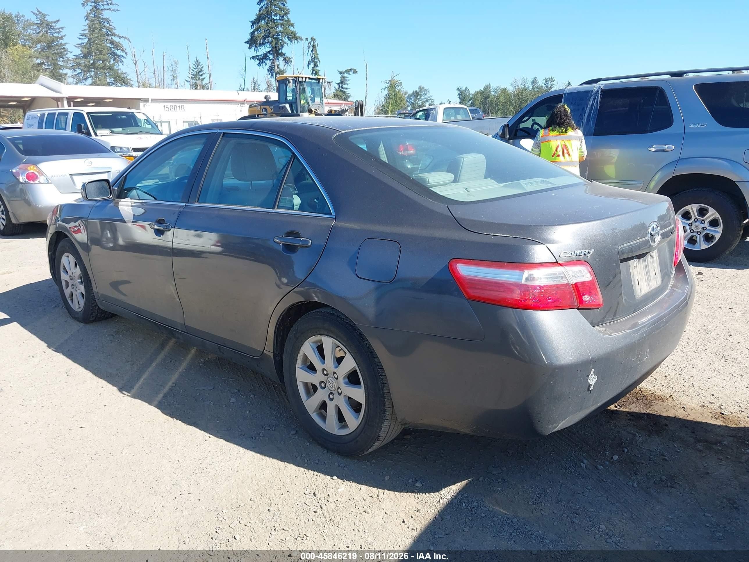 2009 Toyota Camry Xle Gray vin: 4T1BE46K69U311802