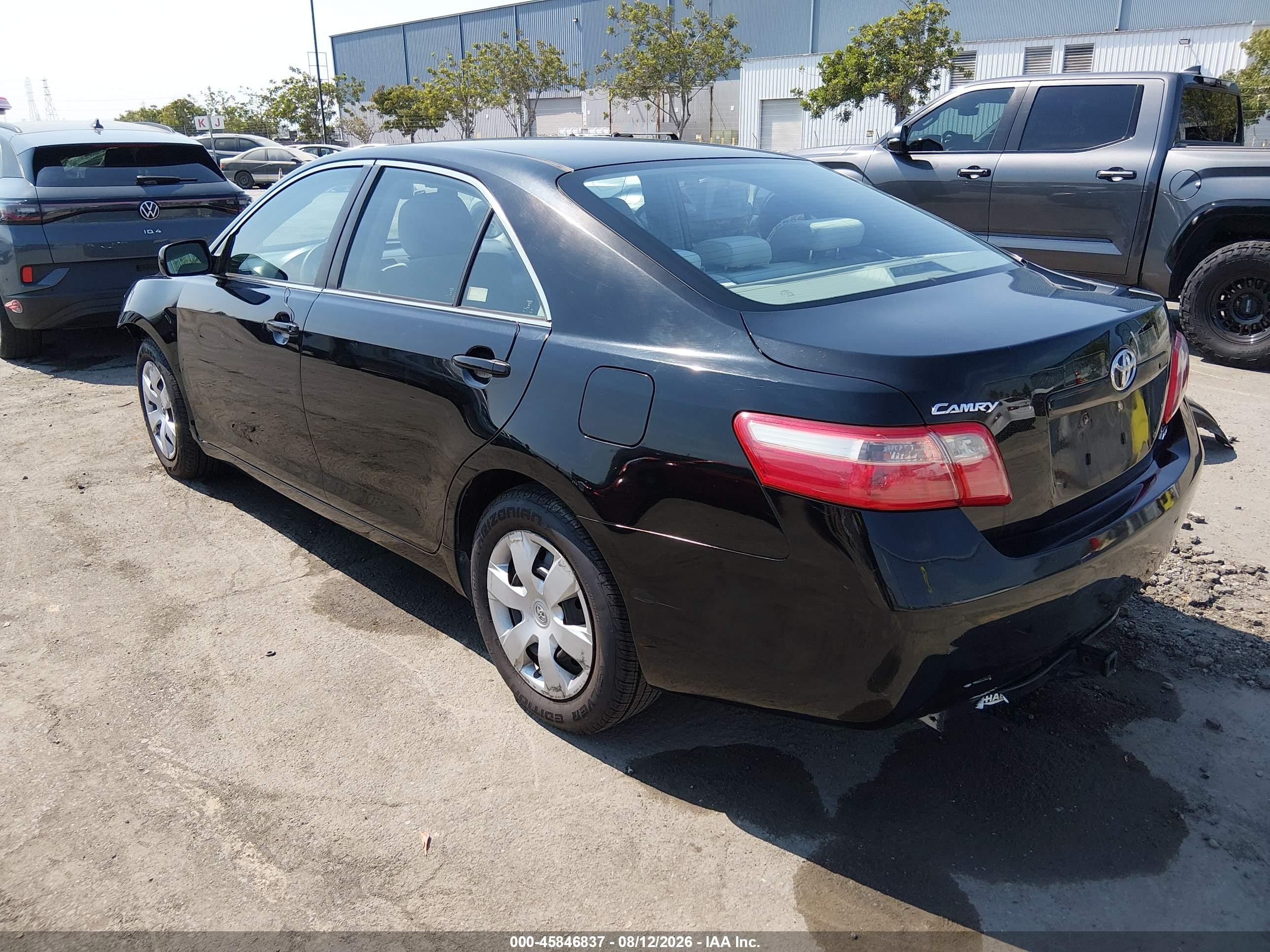 2009 Toyota Camry Le Black vin: 4T1BE46K69U321004