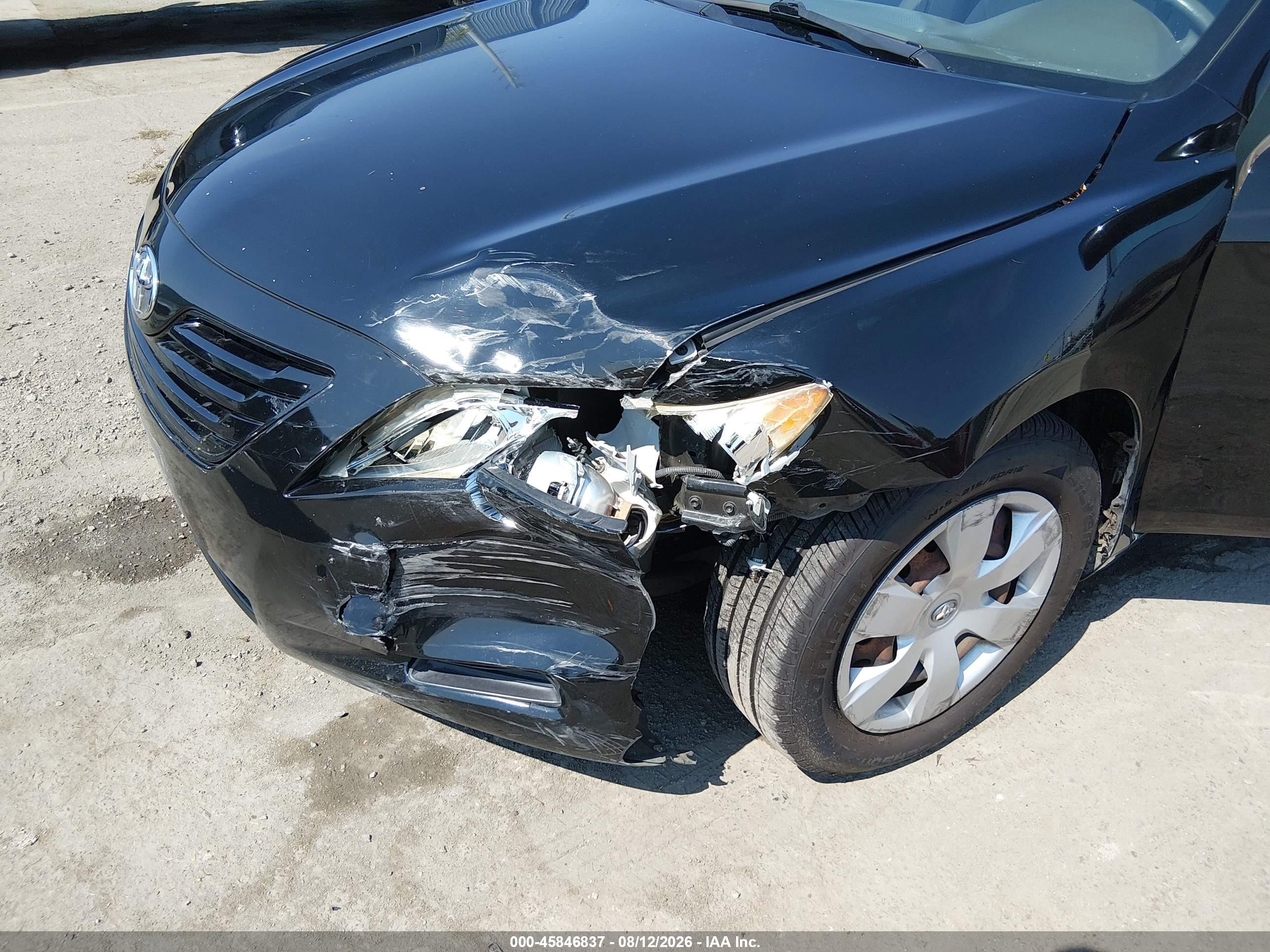 2009 Toyota Camry Le Black vin: 4T1BE46K69U321004