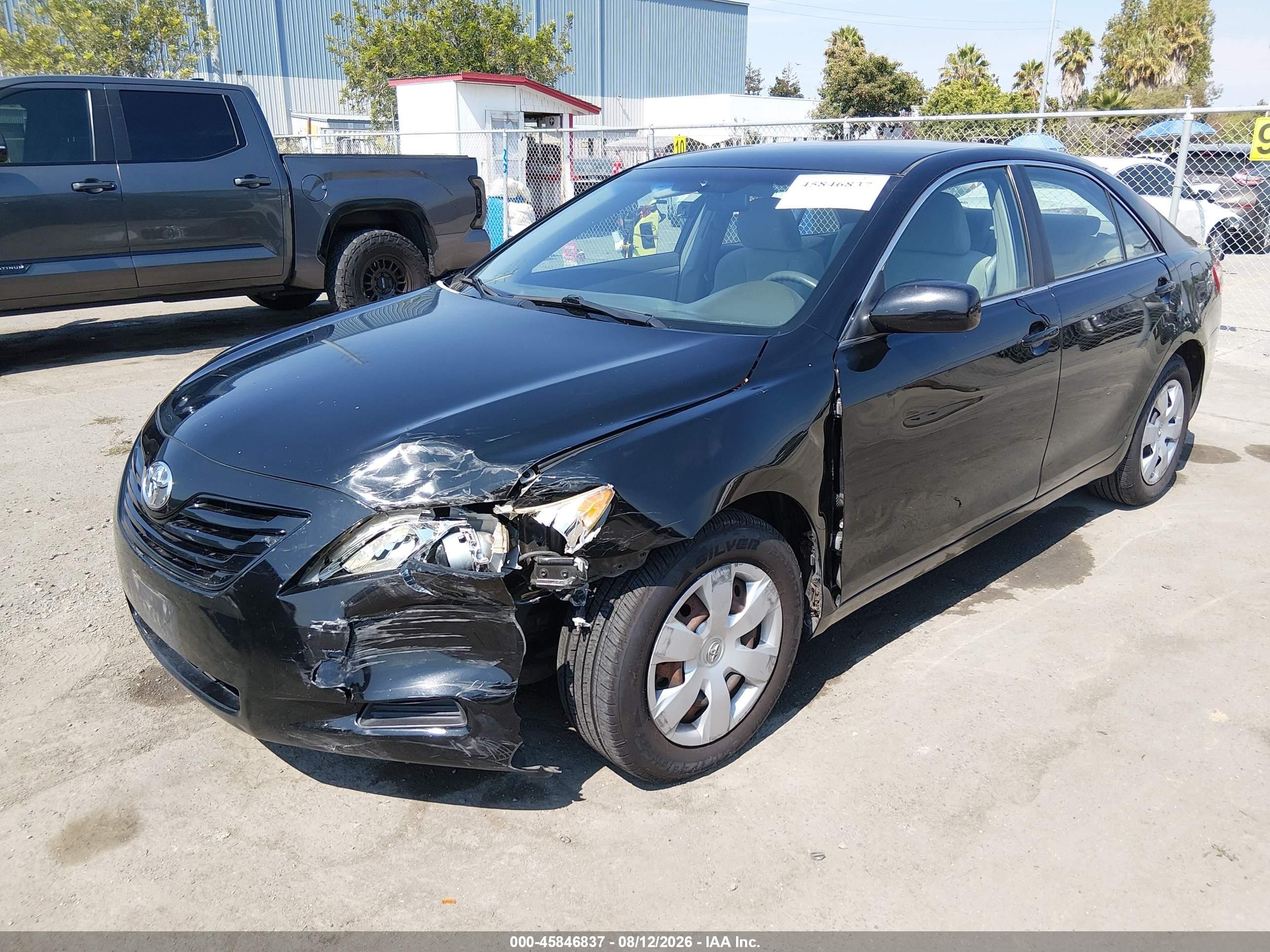 2009 Toyota Camry Le Black vin: 4T1BE46K69U321004