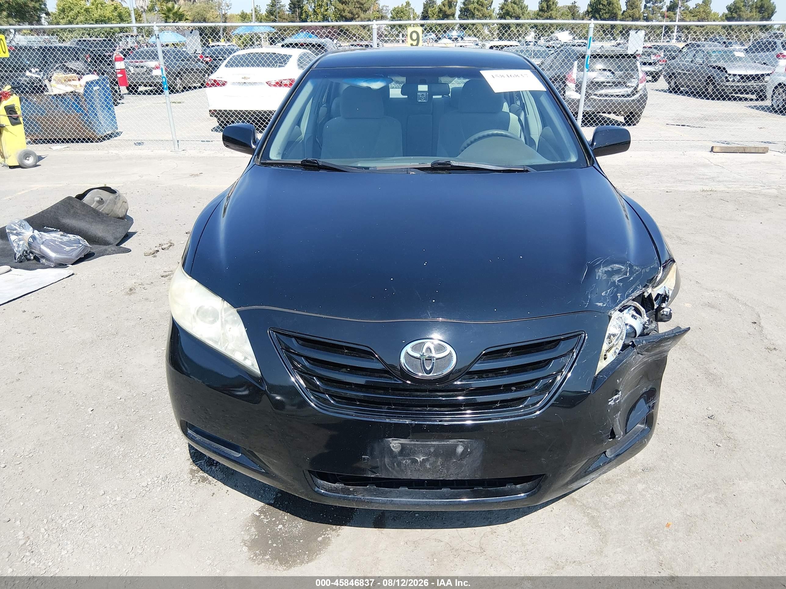 2009 Toyota Camry Le Black vin: 4T1BE46K69U321004