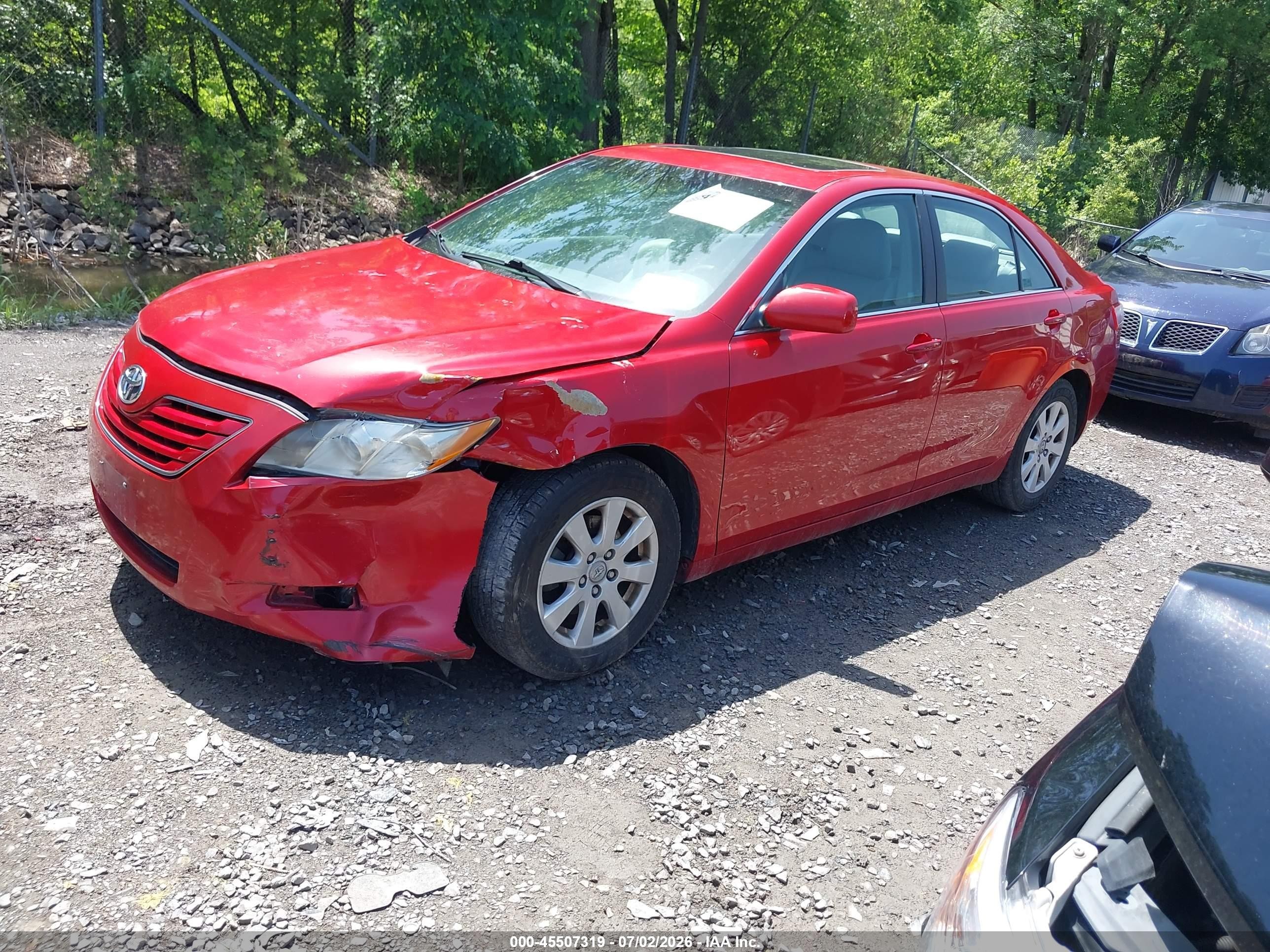 2009 Toyota Camry Xle Red vin: 4T1BE46K69U368002
