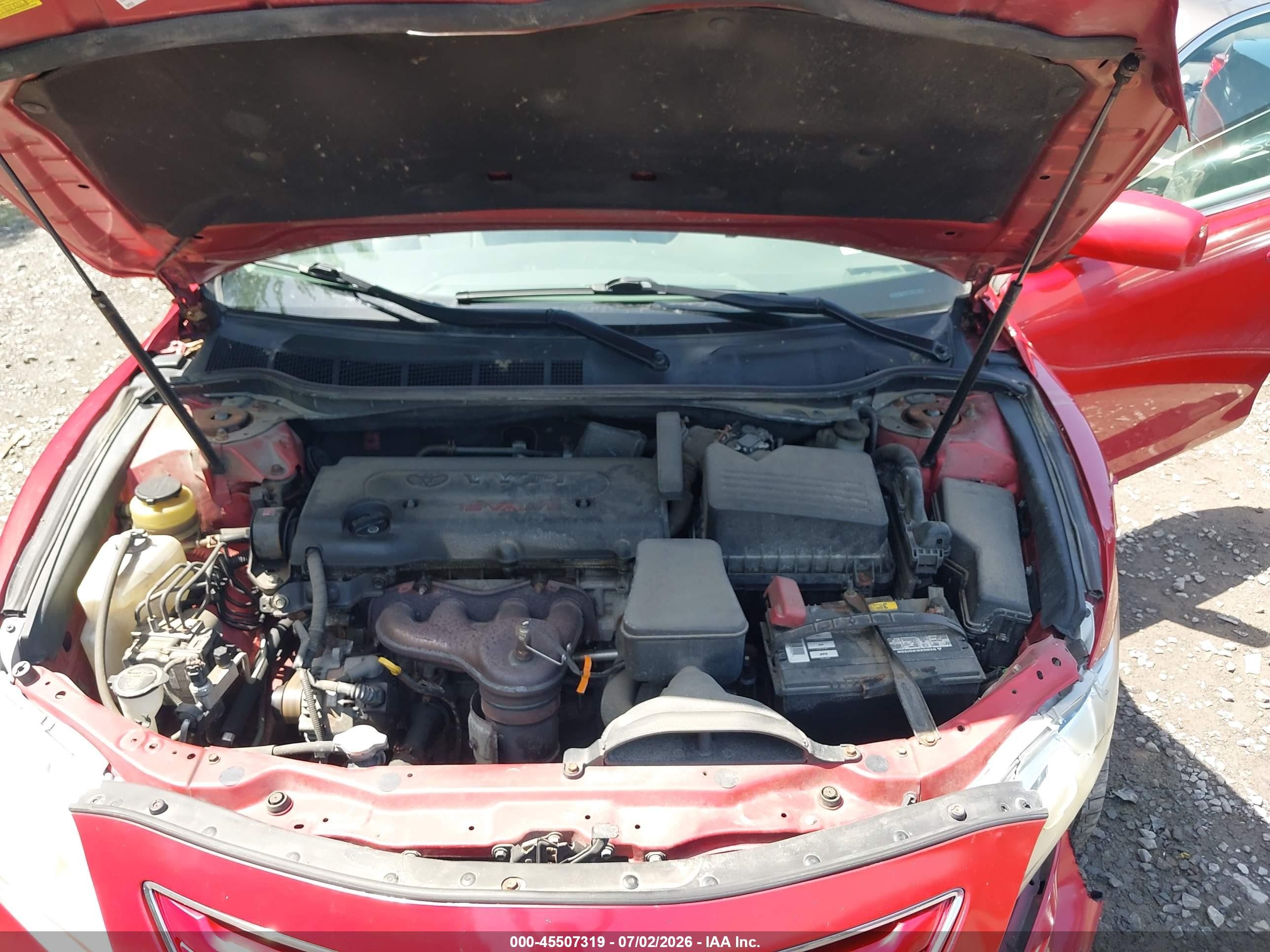 2009 Toyota Camry Xle Red vin: 4T1BE46K69U368002