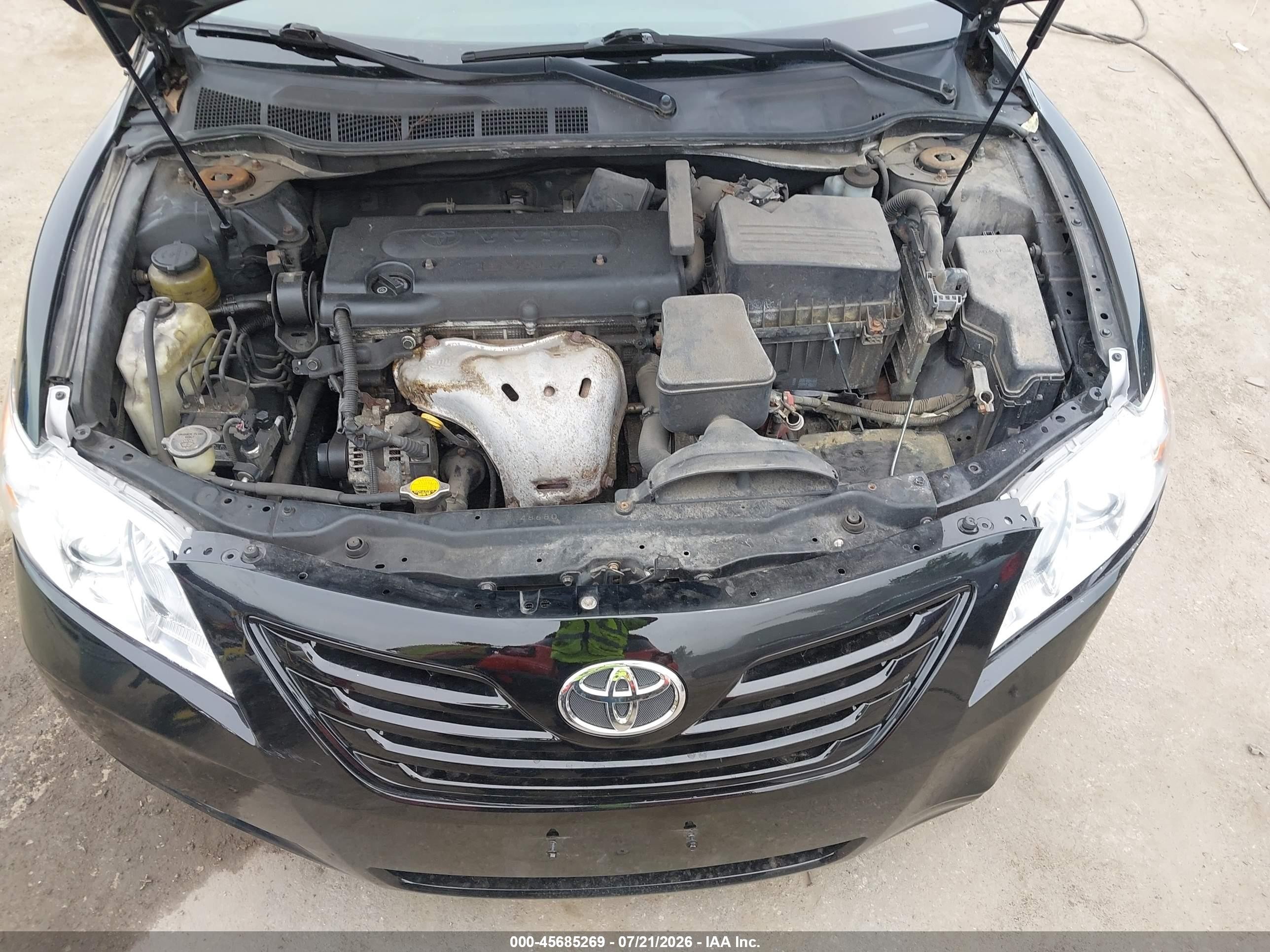 2009 Toyota Camry Le Black vin: 4T1BE46K69U396379