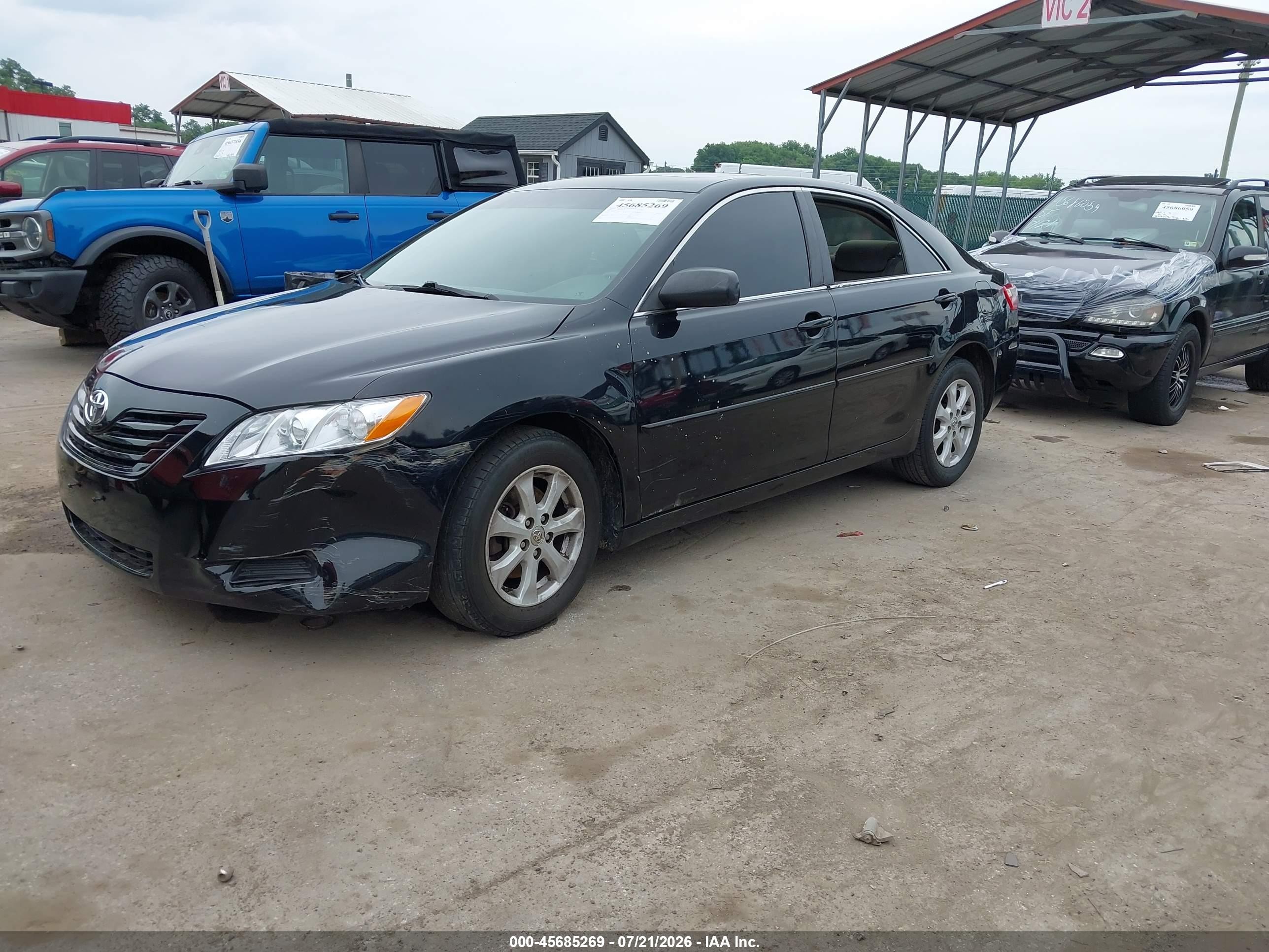 2009 Toyota Camry Le Black vin: 4T1BE46K69U396379