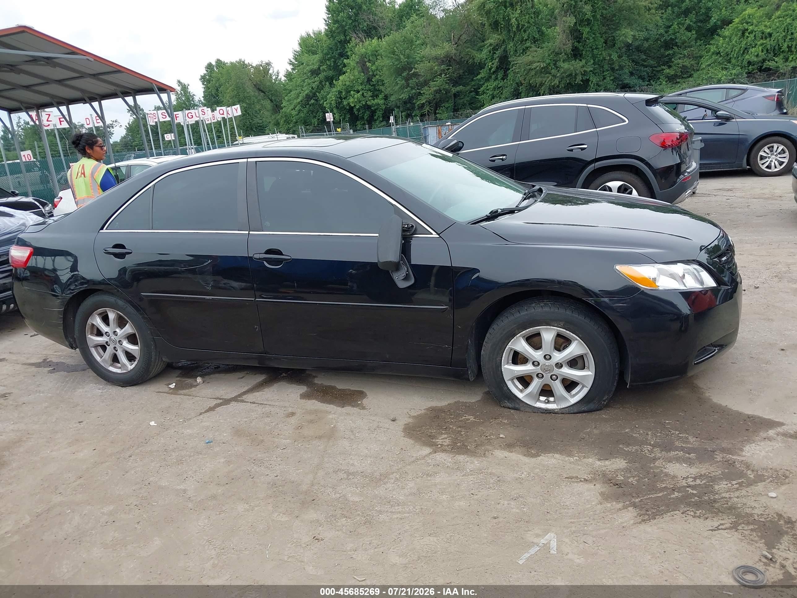 2009 Toyota Camry Le Black vin: 4T1BE46K69U396379