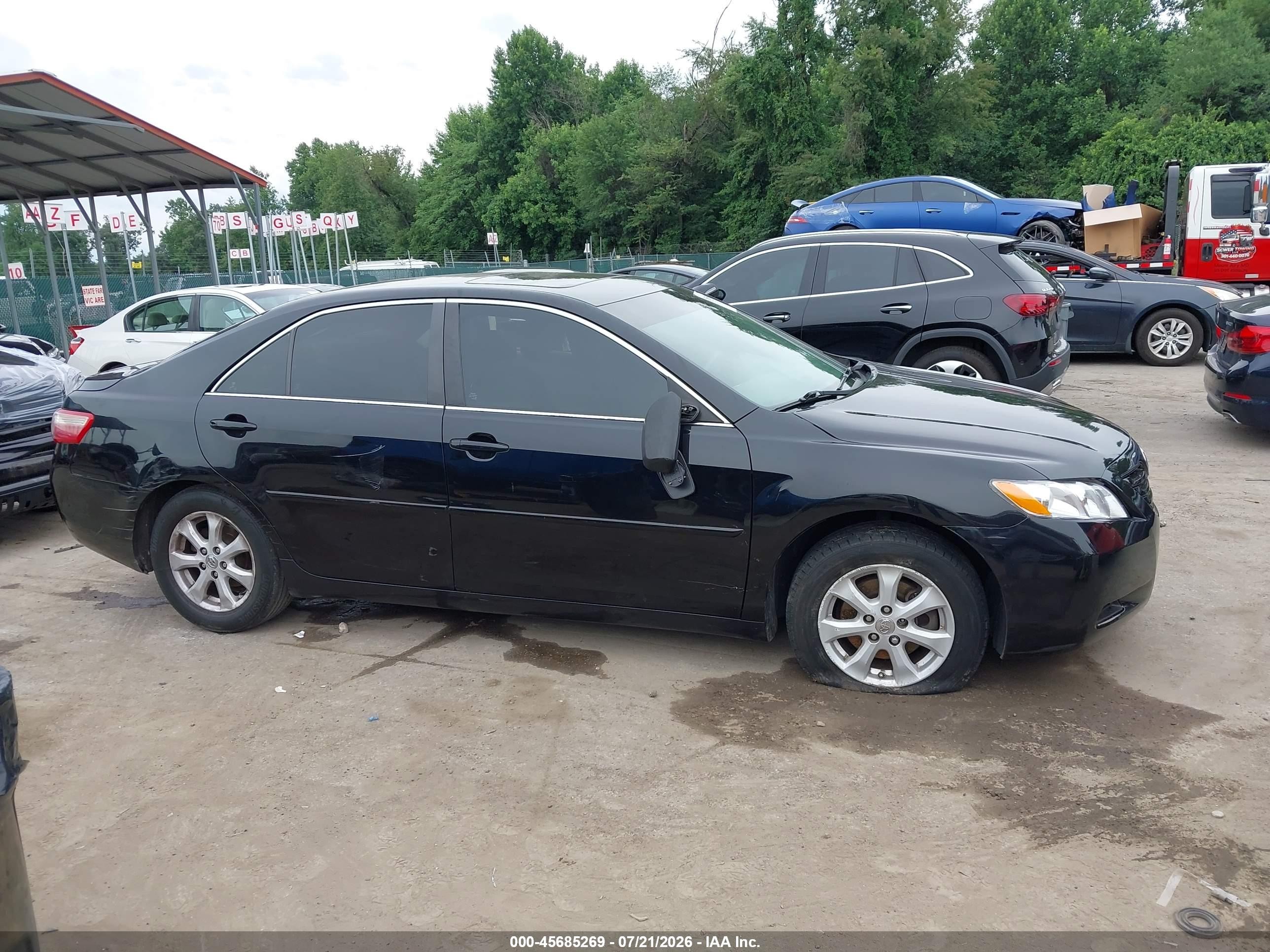 2009 Toyota Camry Le Black vin: 4T1BE46K69U396379