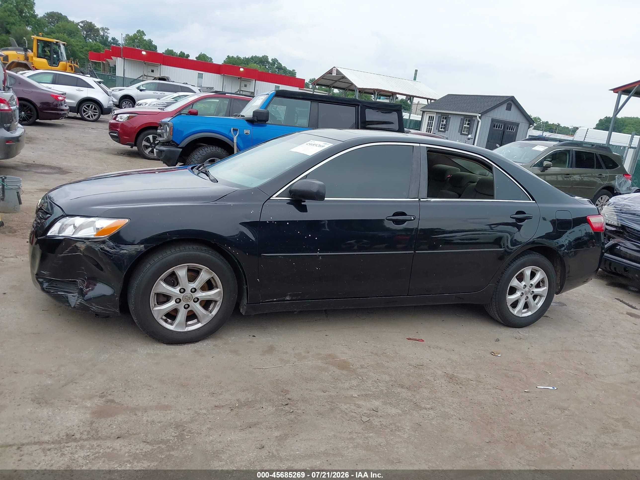 2009 Toyota Camry Le Black vin: 4T1BE46K69U396379