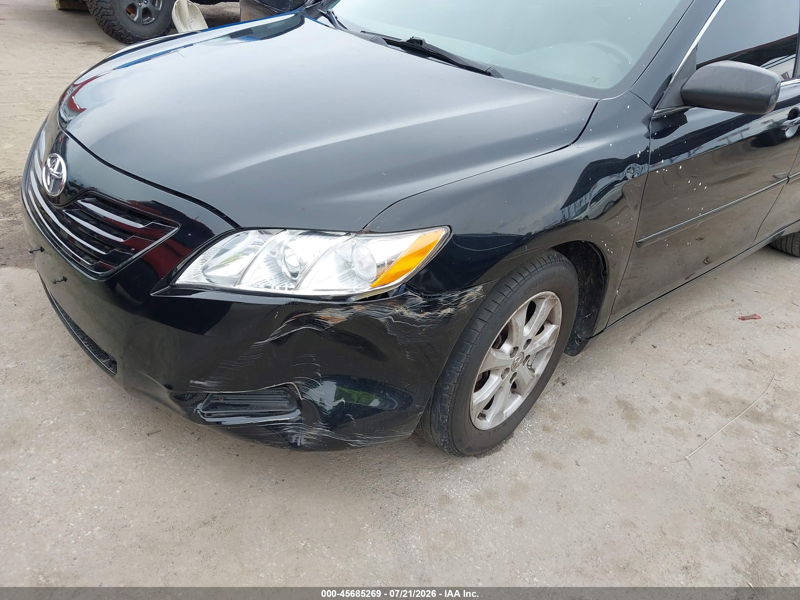 2009 Toyota Camry Le Black vin: 4T1BE46K69U396379